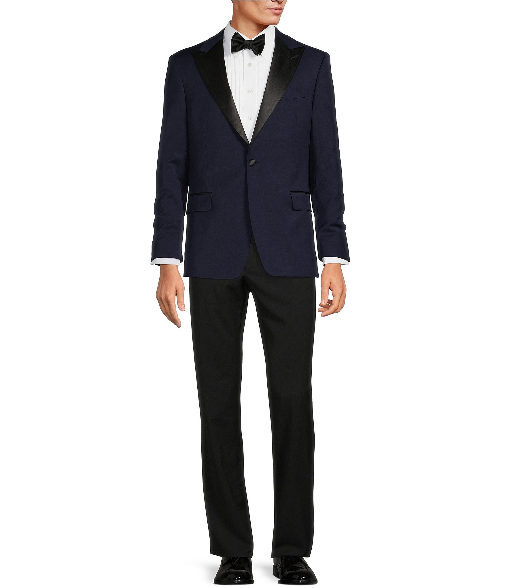 Tre Vero Modern Fit Peak Lapel Tuxedo Jacket