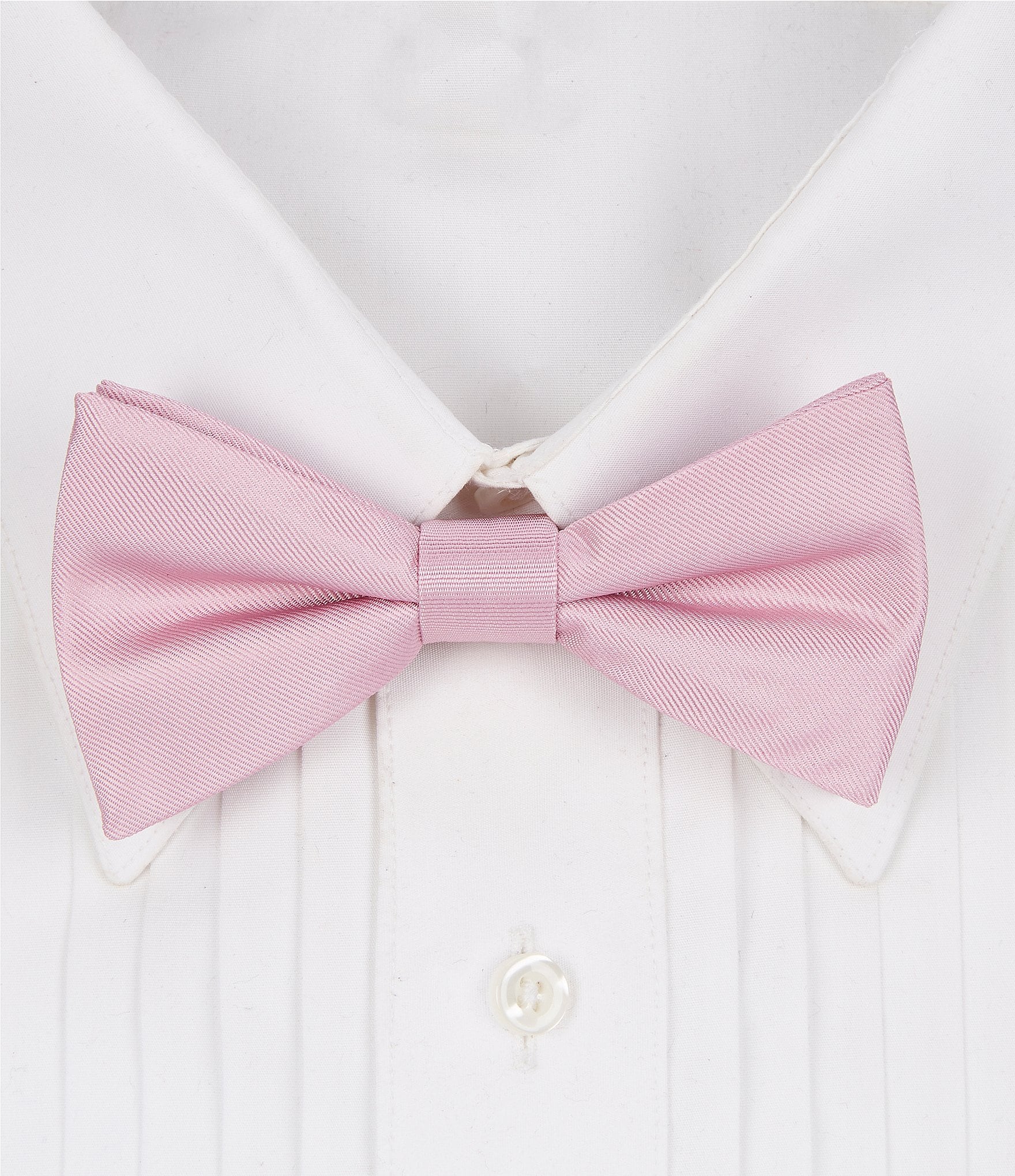 Tre Vero Solid Pre-Tied Bow Tie