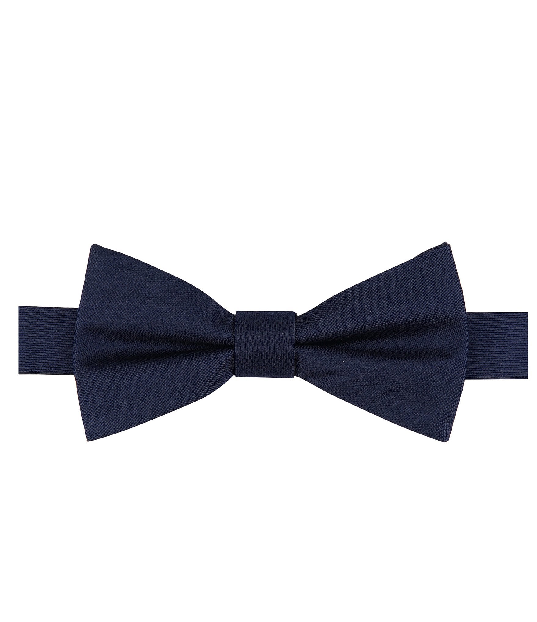 Tre Vero Solid Pre-Tied Bow Tie