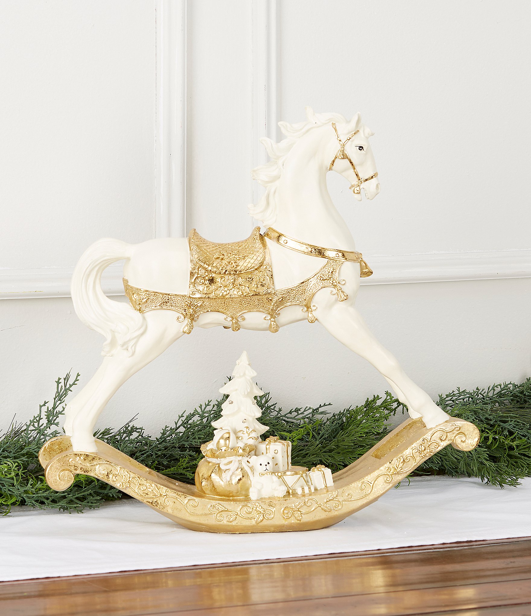 Trimsetter Christmas Maximus Collection Rocking Horse Decor | Dillard's