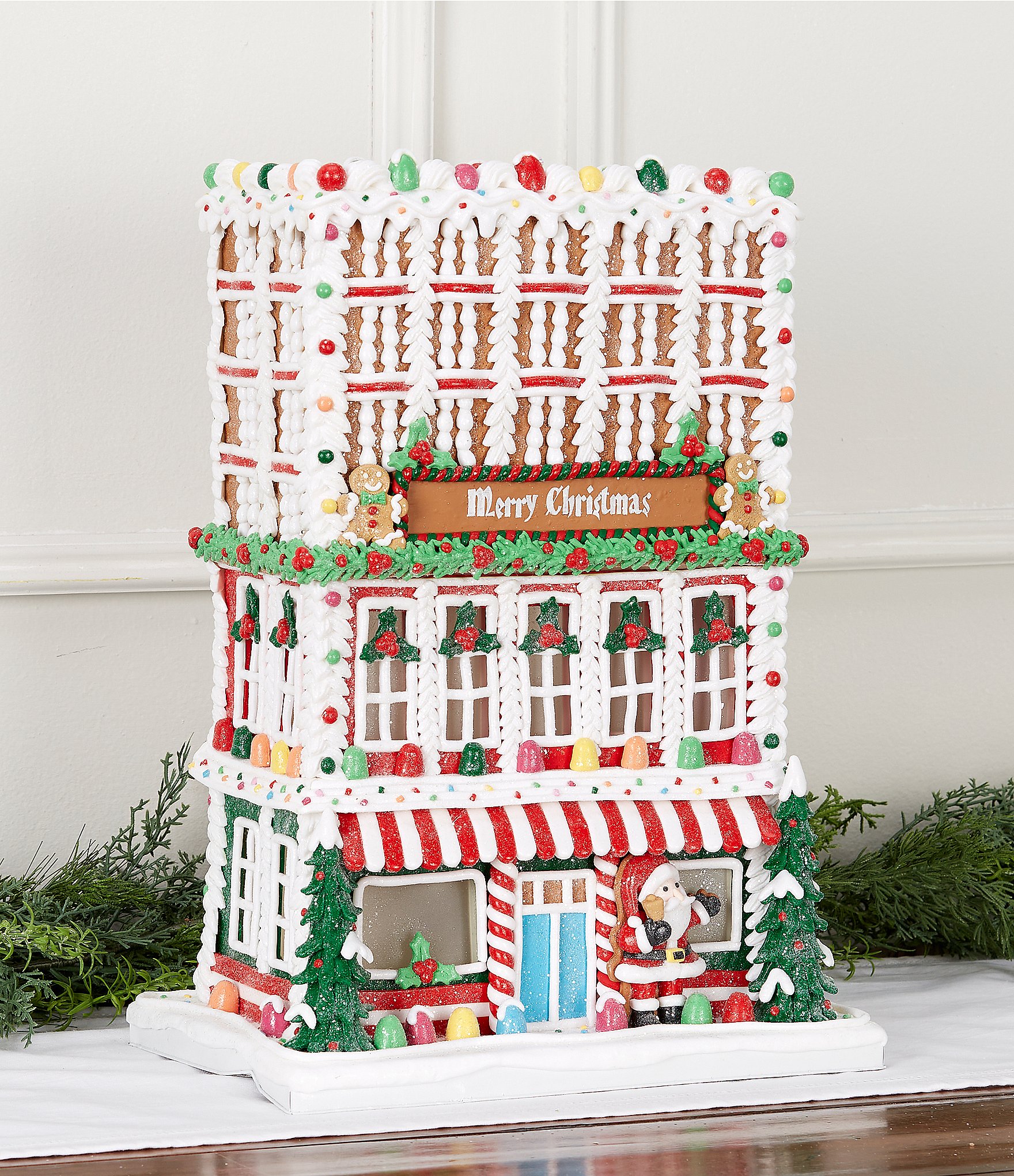 Trimsetter Gingerbread Collection LED Lighted Gingerbread Department Store