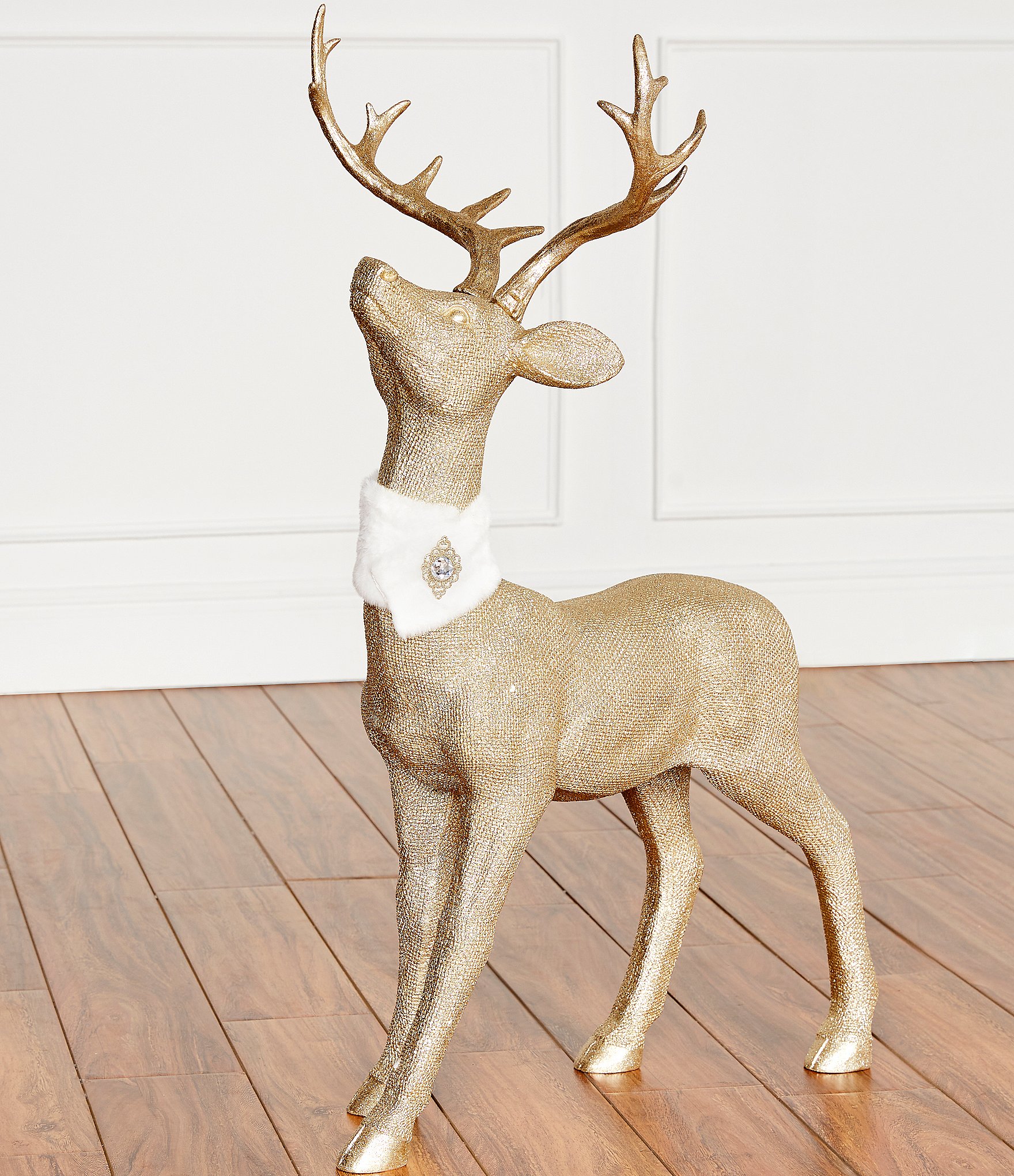 Trimsetter Highland Holiday Collection Standing Deer Decor