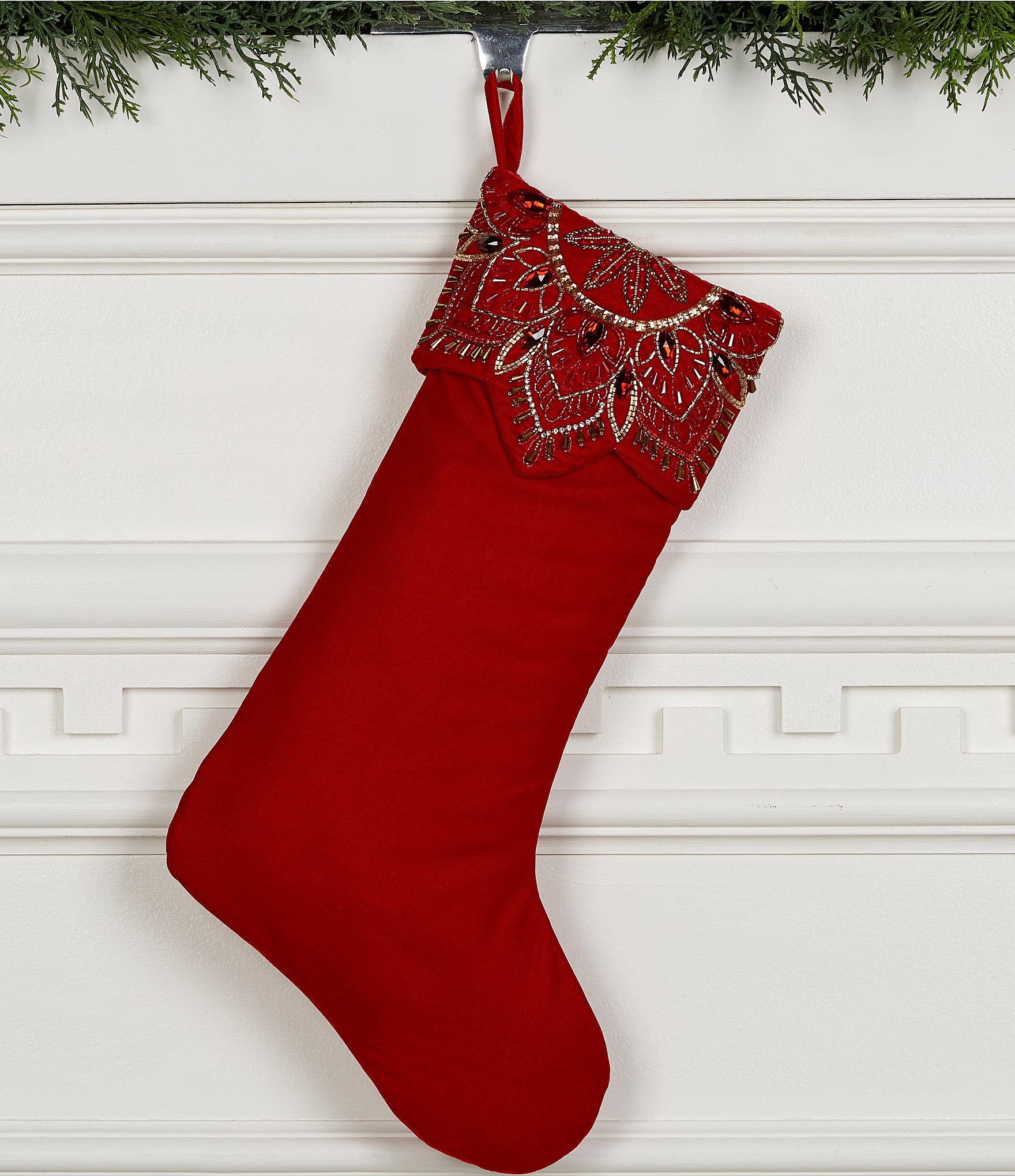 jeweled christmas stockings