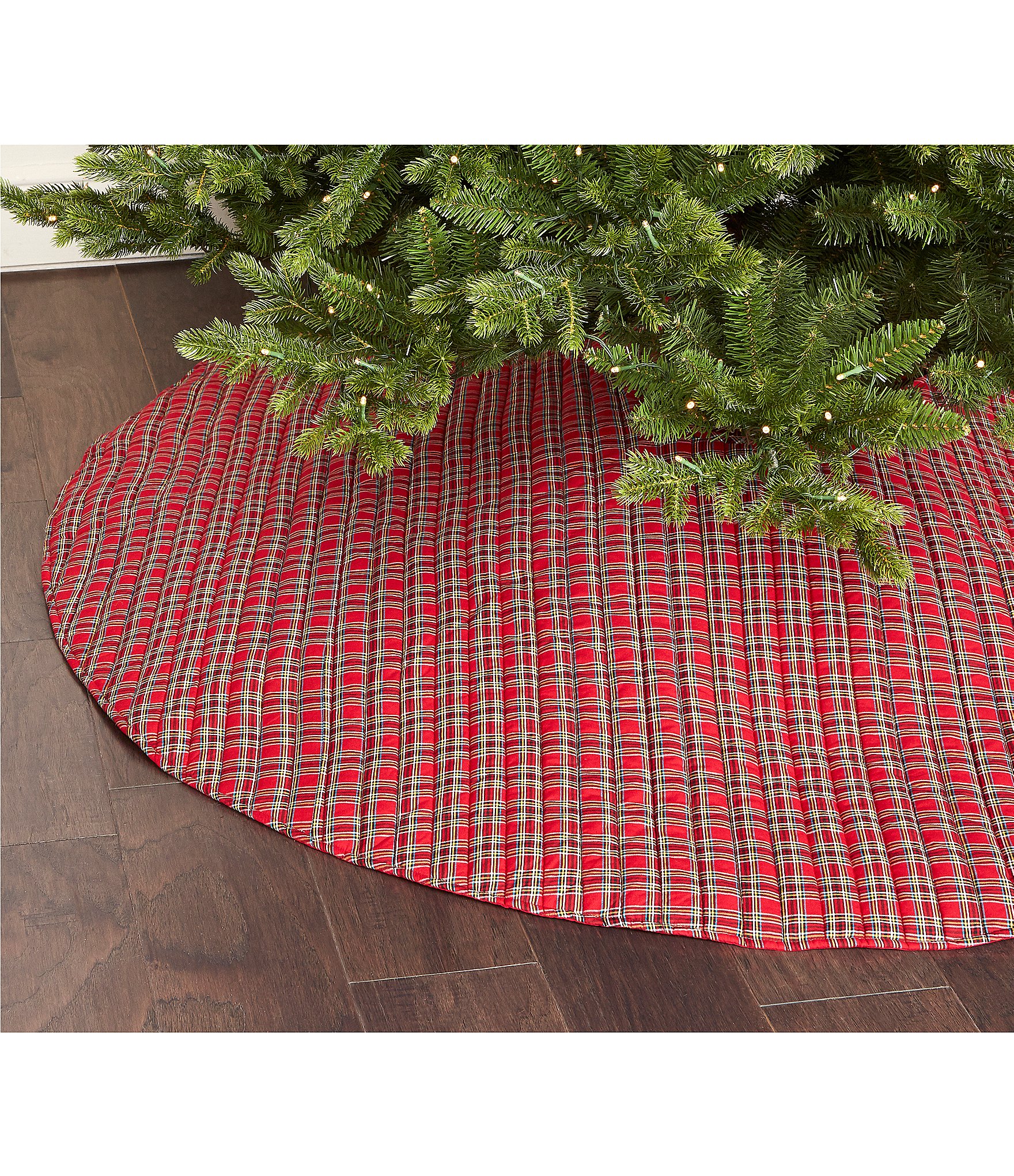 gingham tree skirt