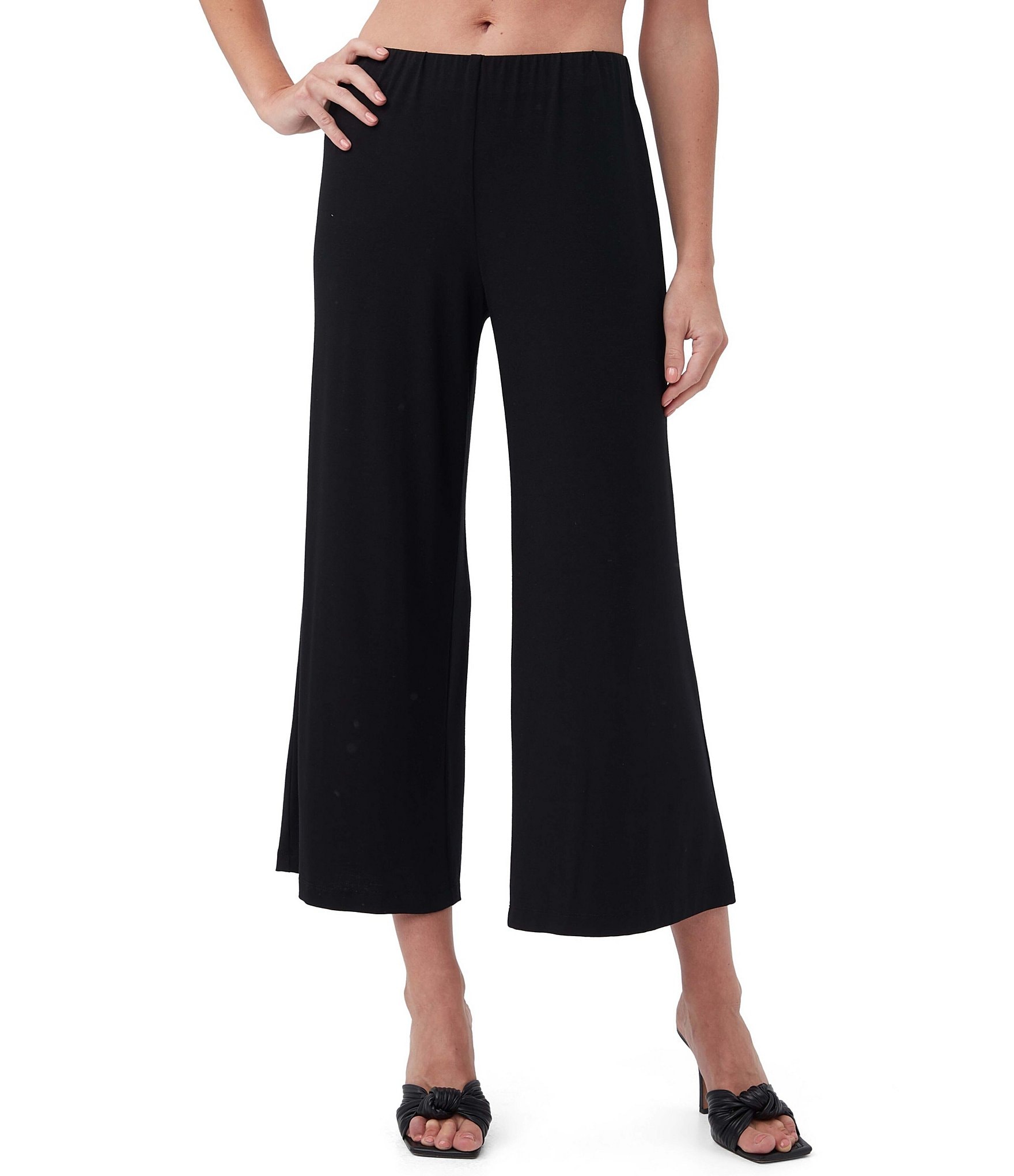 Trina Turk Atoll Jersey Wide Leg Cropped Pant | Dillard's