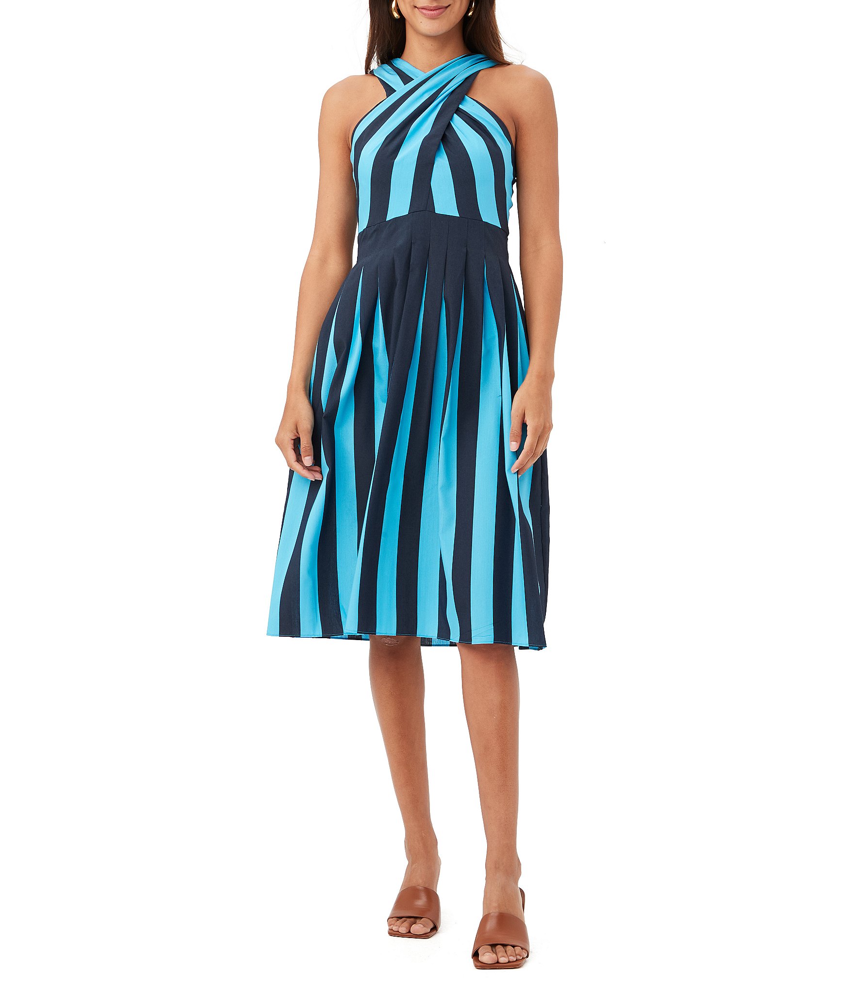 Trina Turk Trina Alicina Stripe Halter Shift Dress, $188, Nordstrom