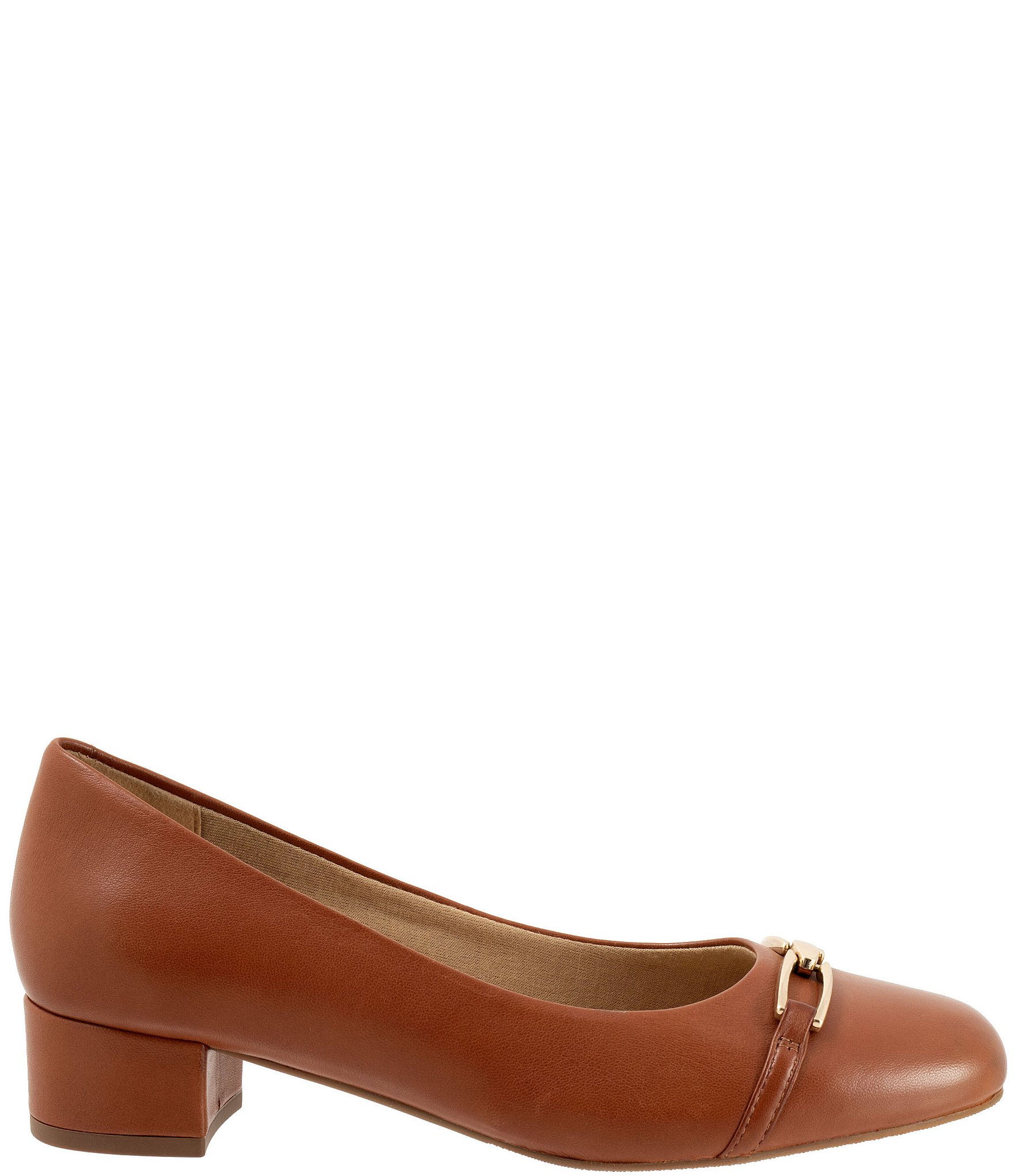 Trotters Dakota Leather Bit Buckle Pumps