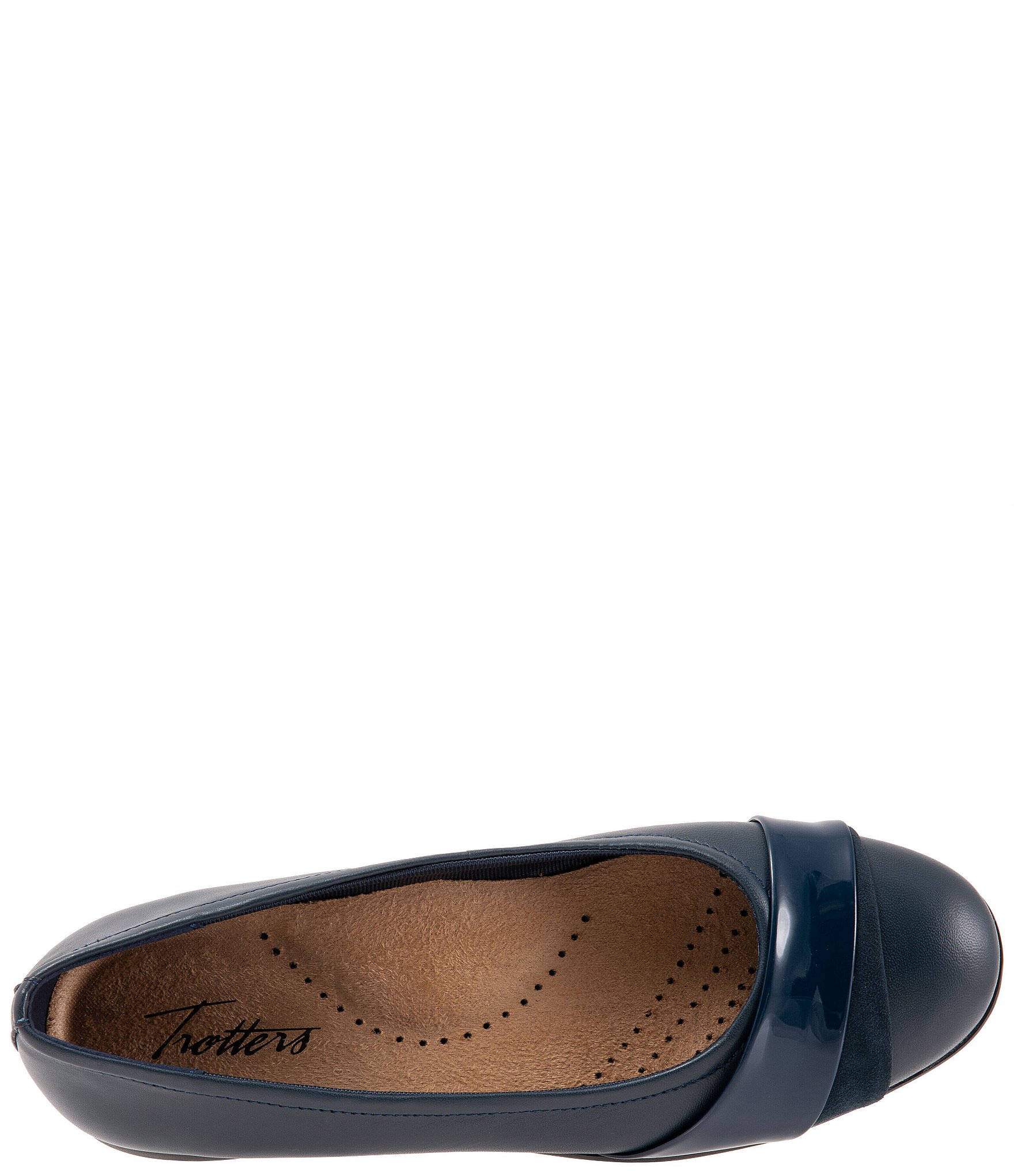 Trotters Danni Mixed Leather Flats
