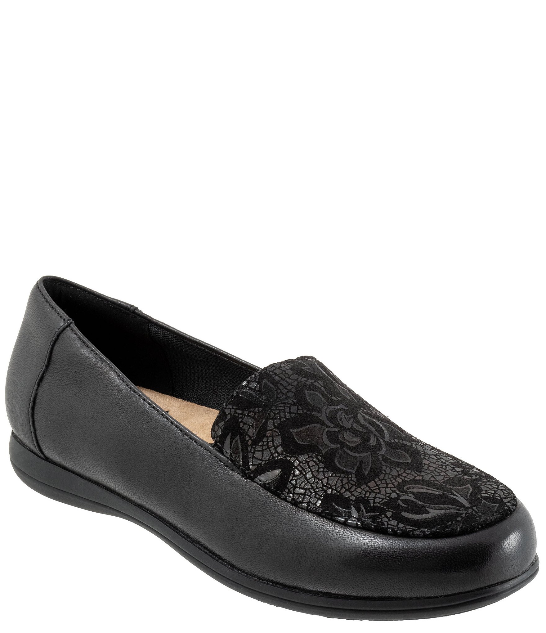 Trotters Deanna Leather Floral Print Loafers | Dillard's