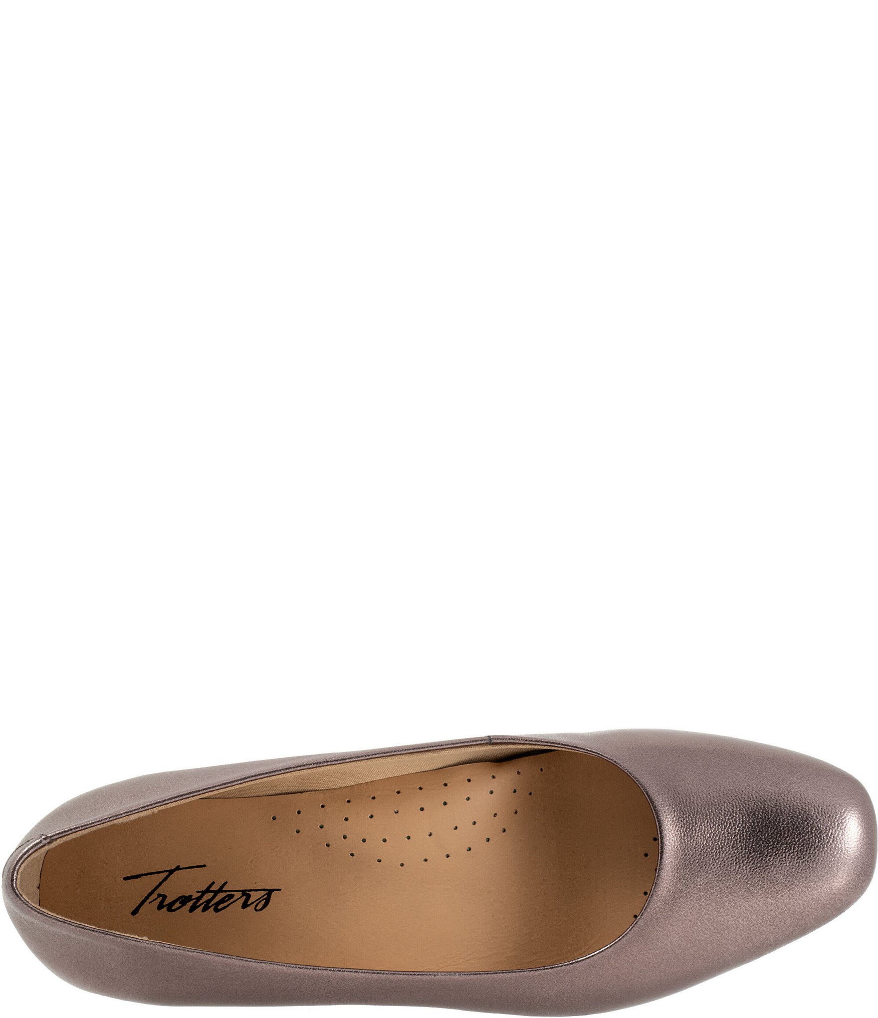 Trotters Denisse Leather Wedge Pumps