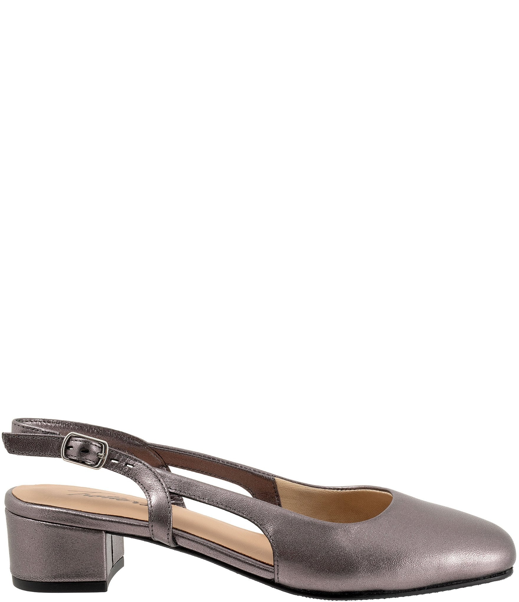 Trotters Dottie Leather Slingback Pumps