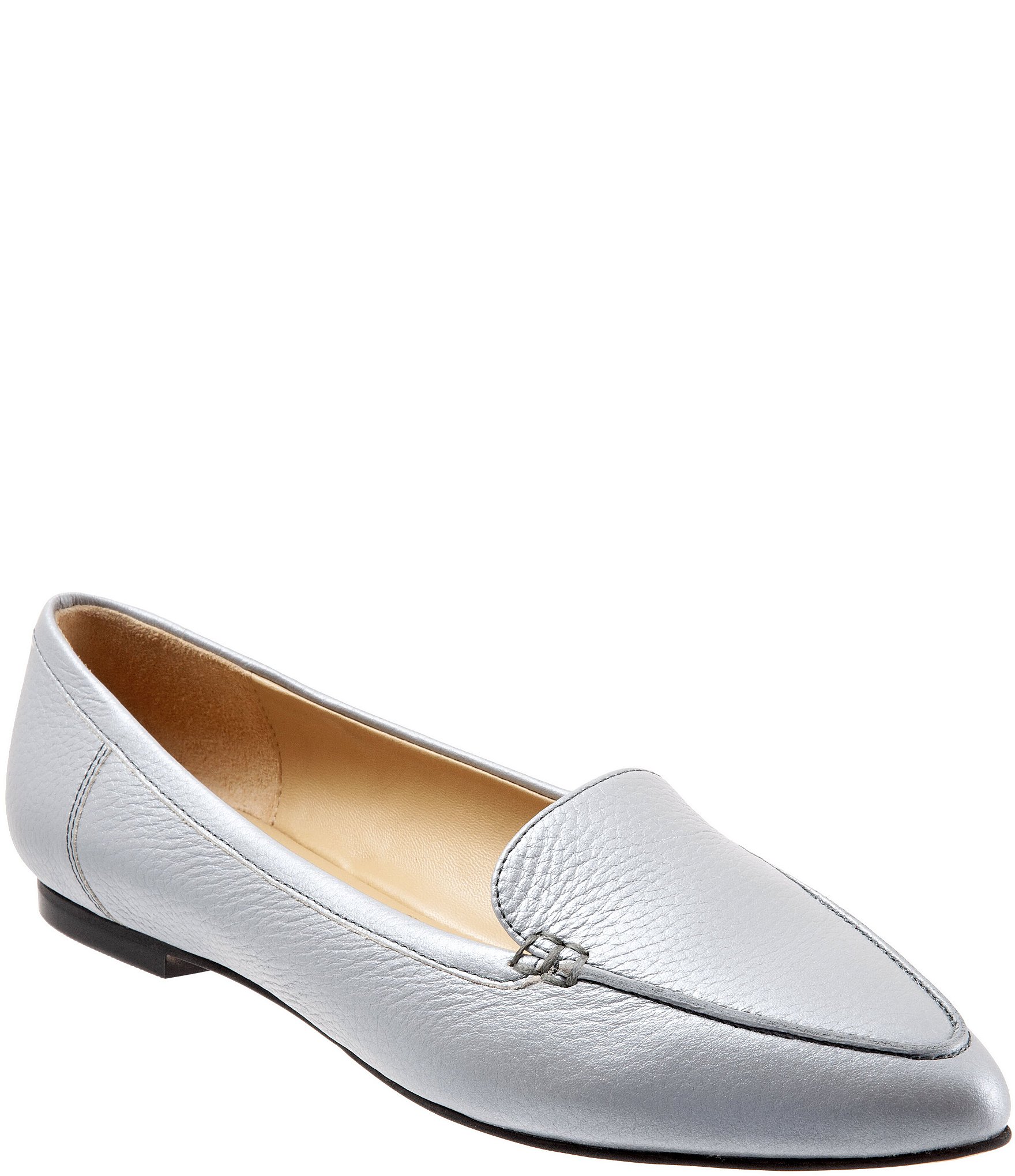 grey loafers ladies