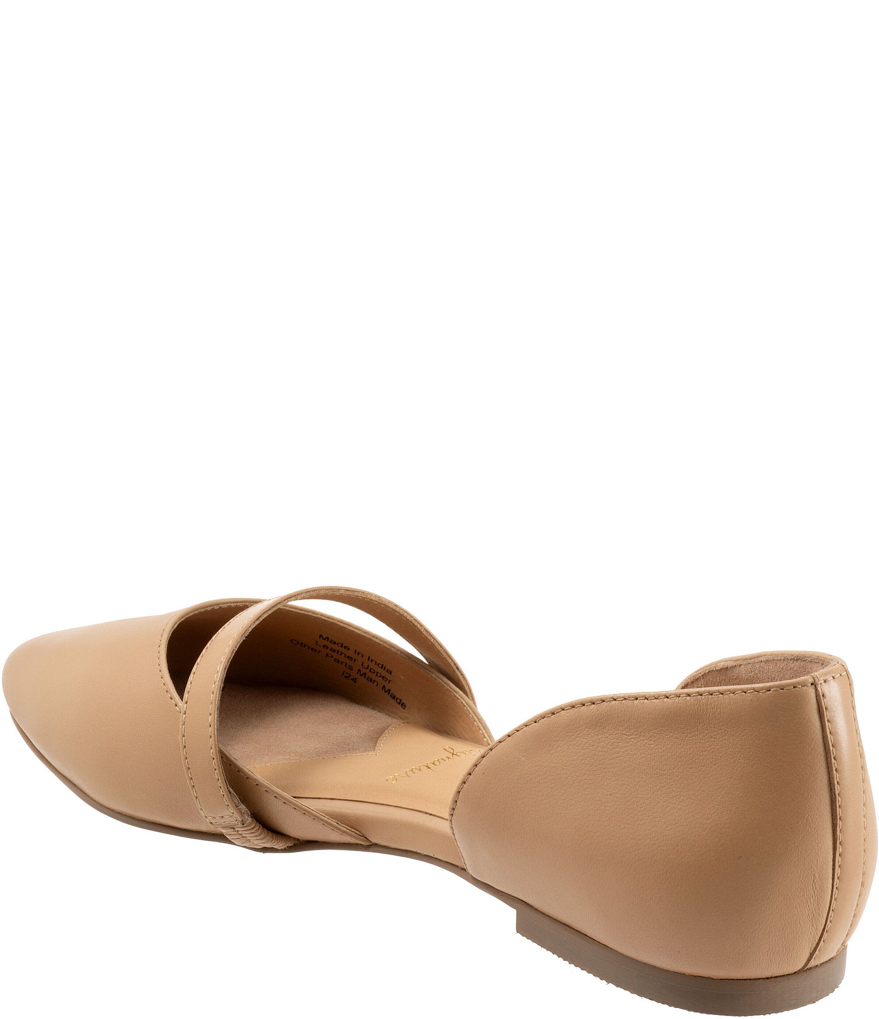 Trotters Emory Leather Pointed Toe Flats