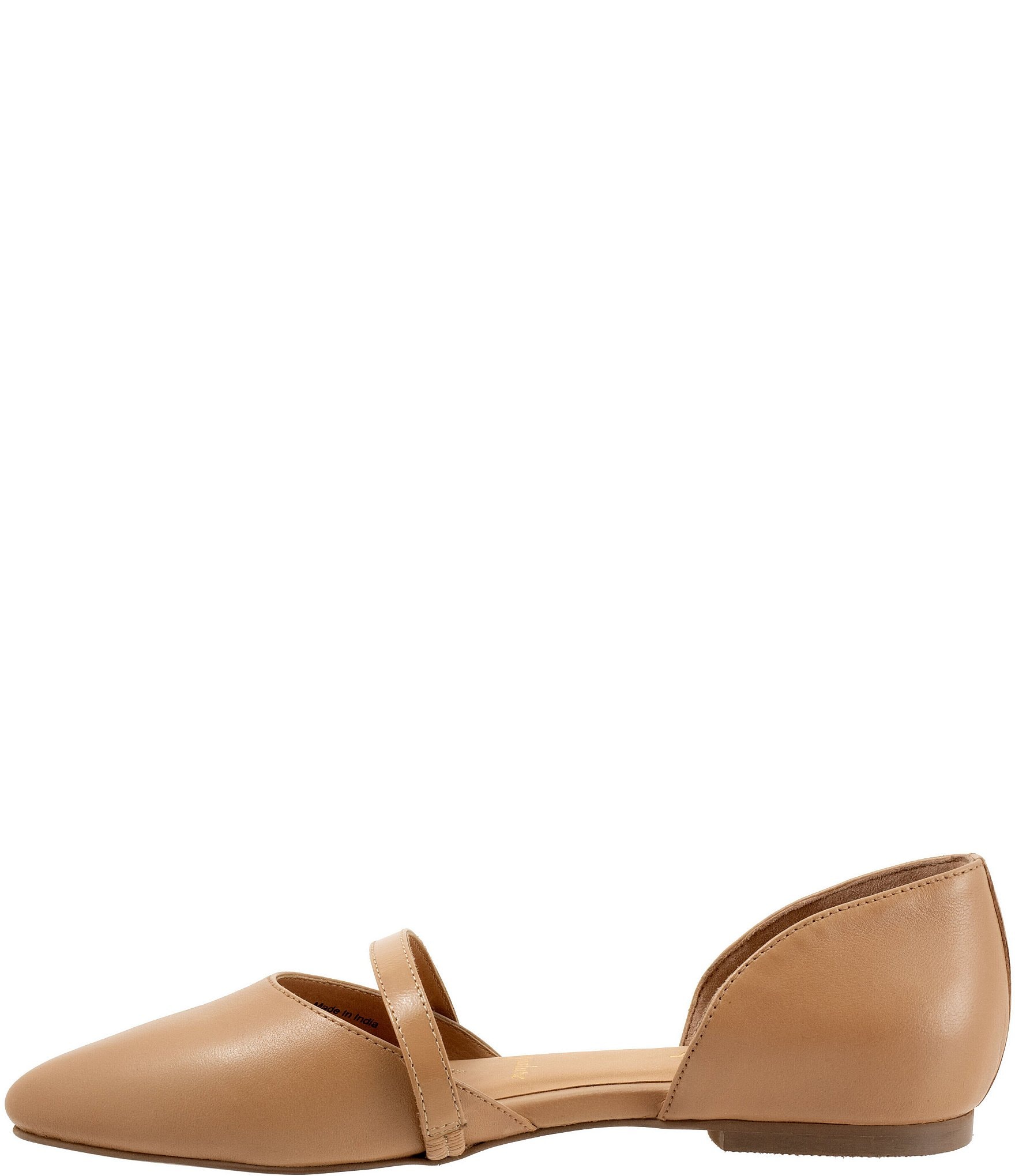 Trotters Emory Leather Pointed Toe Flats