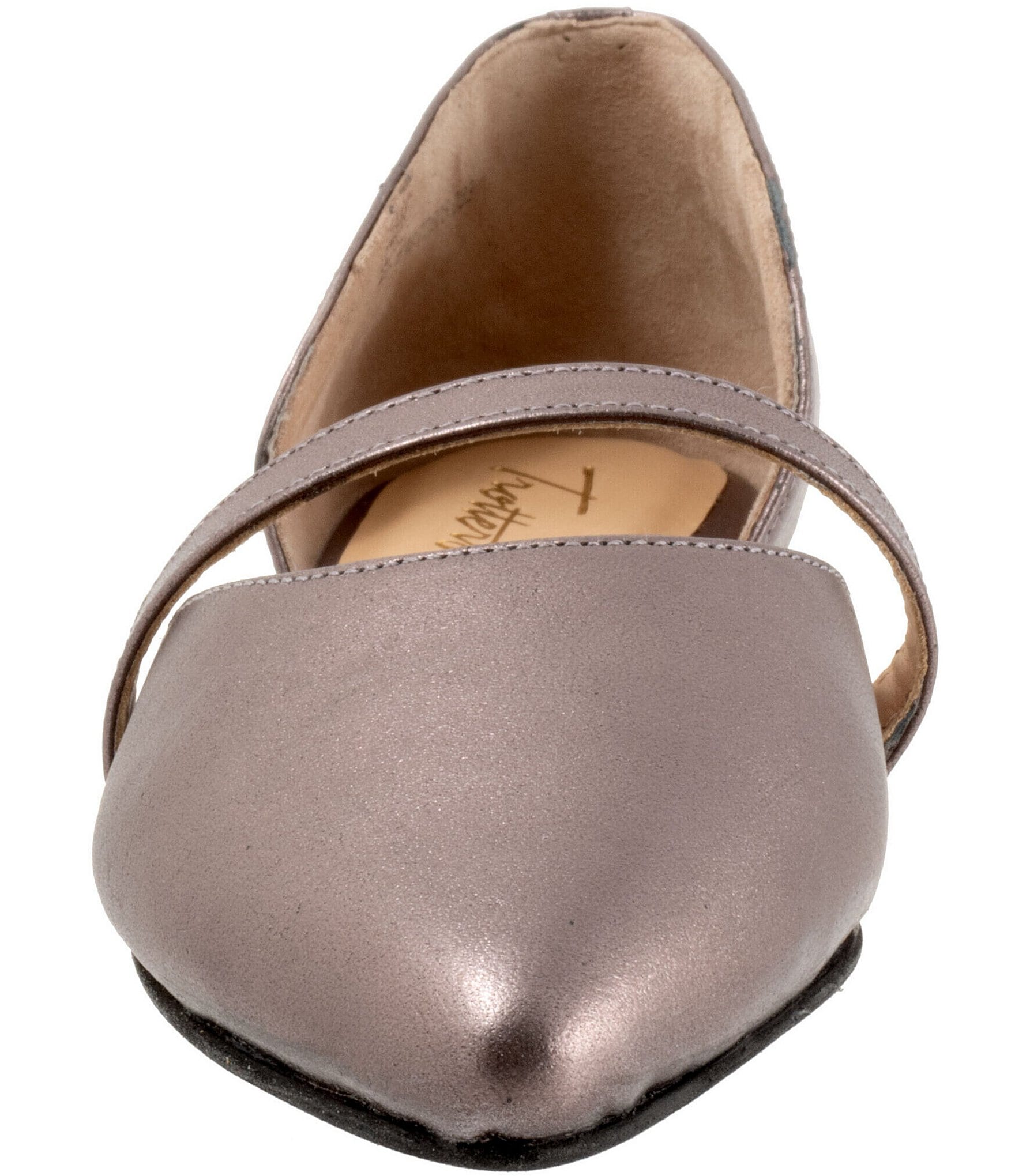 Trotters Emory Leather Pointed Toe Flats