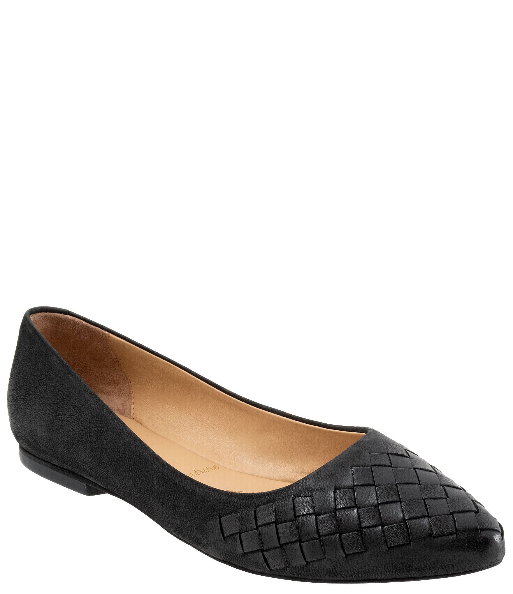 Trotters Estee Woven Nubuck Suede Flats | Dillard's