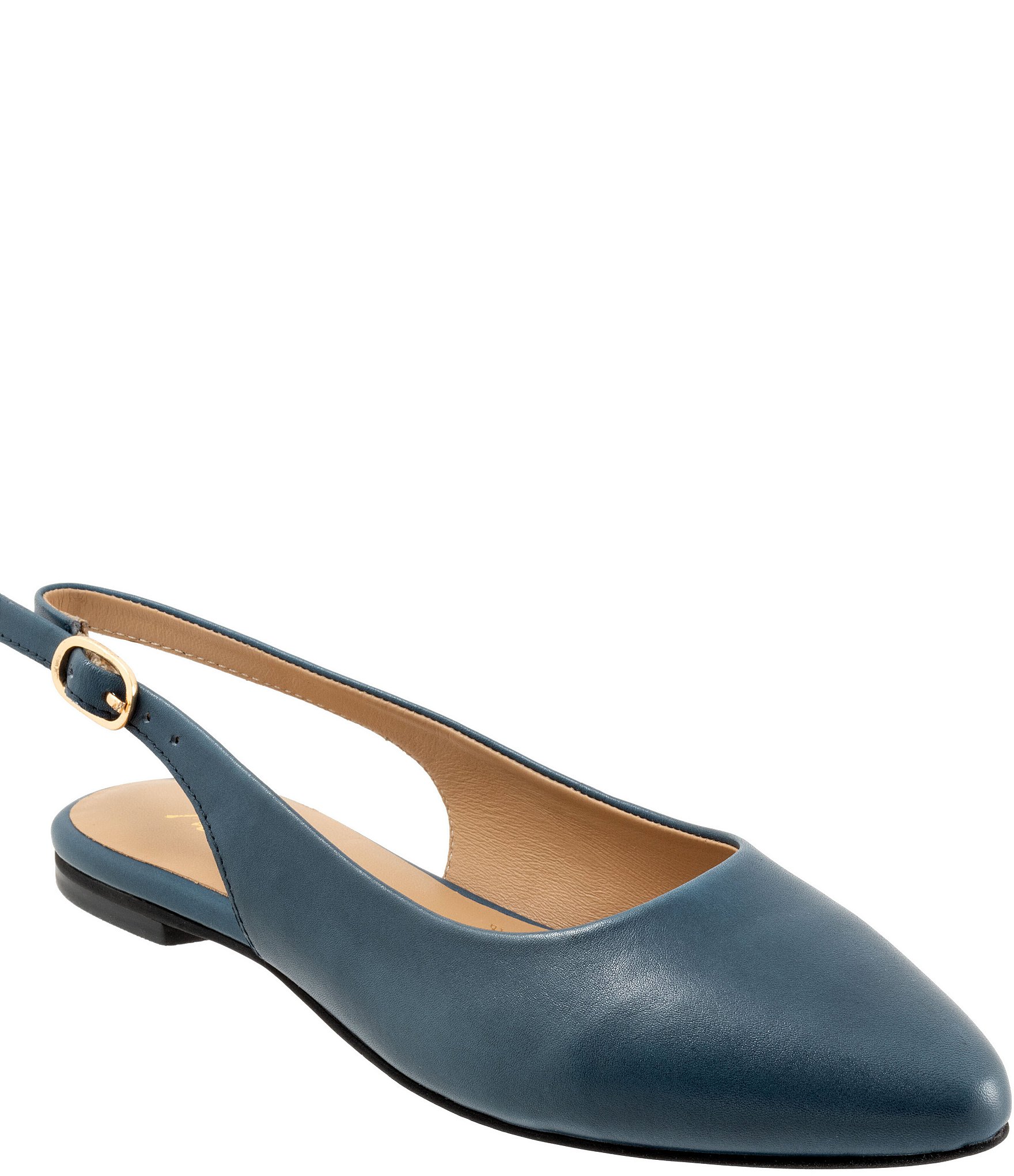 Trotters Evelyn Leather Sling Flats