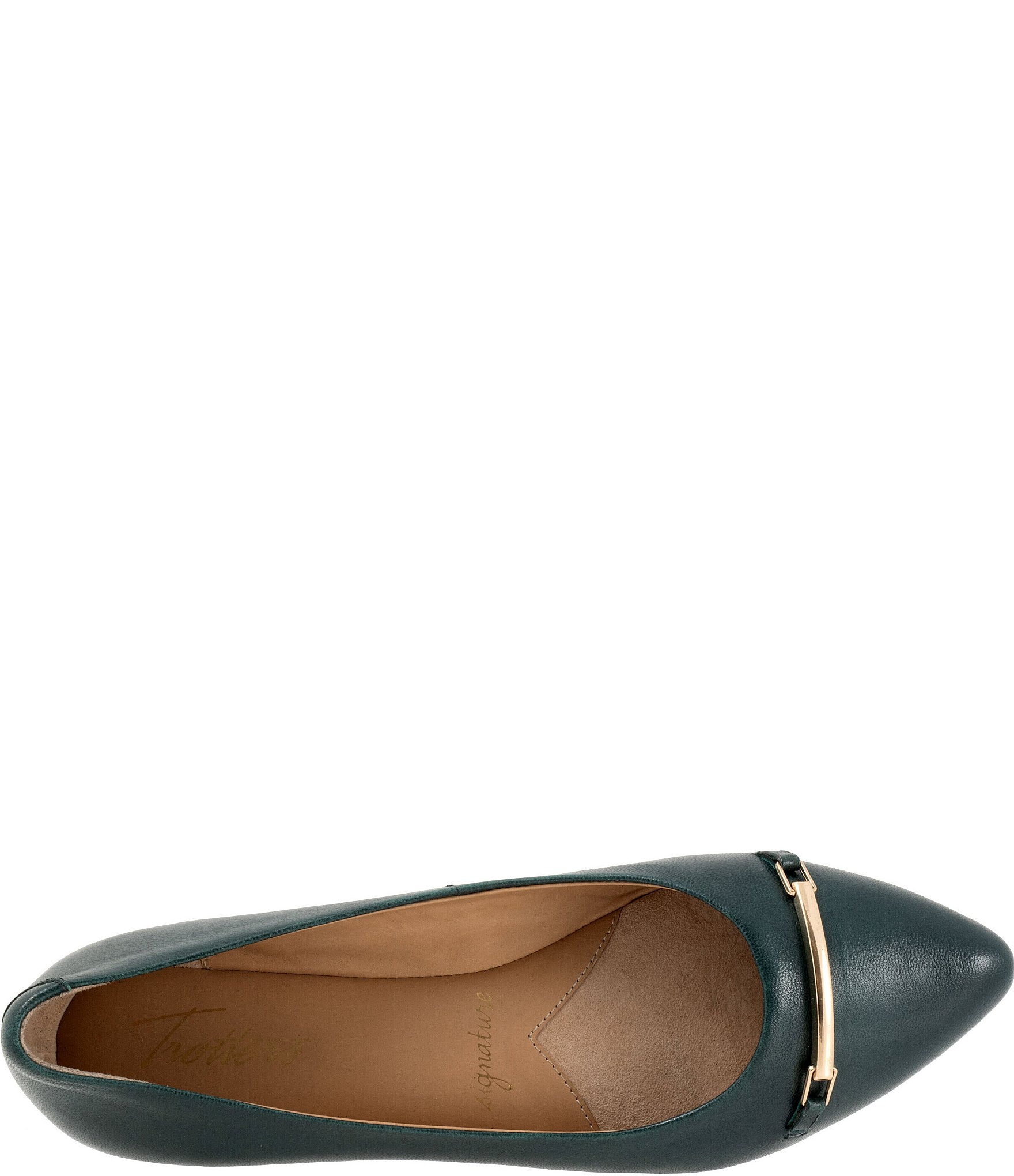 Trotters Everly Leather Pointed Toe Flats