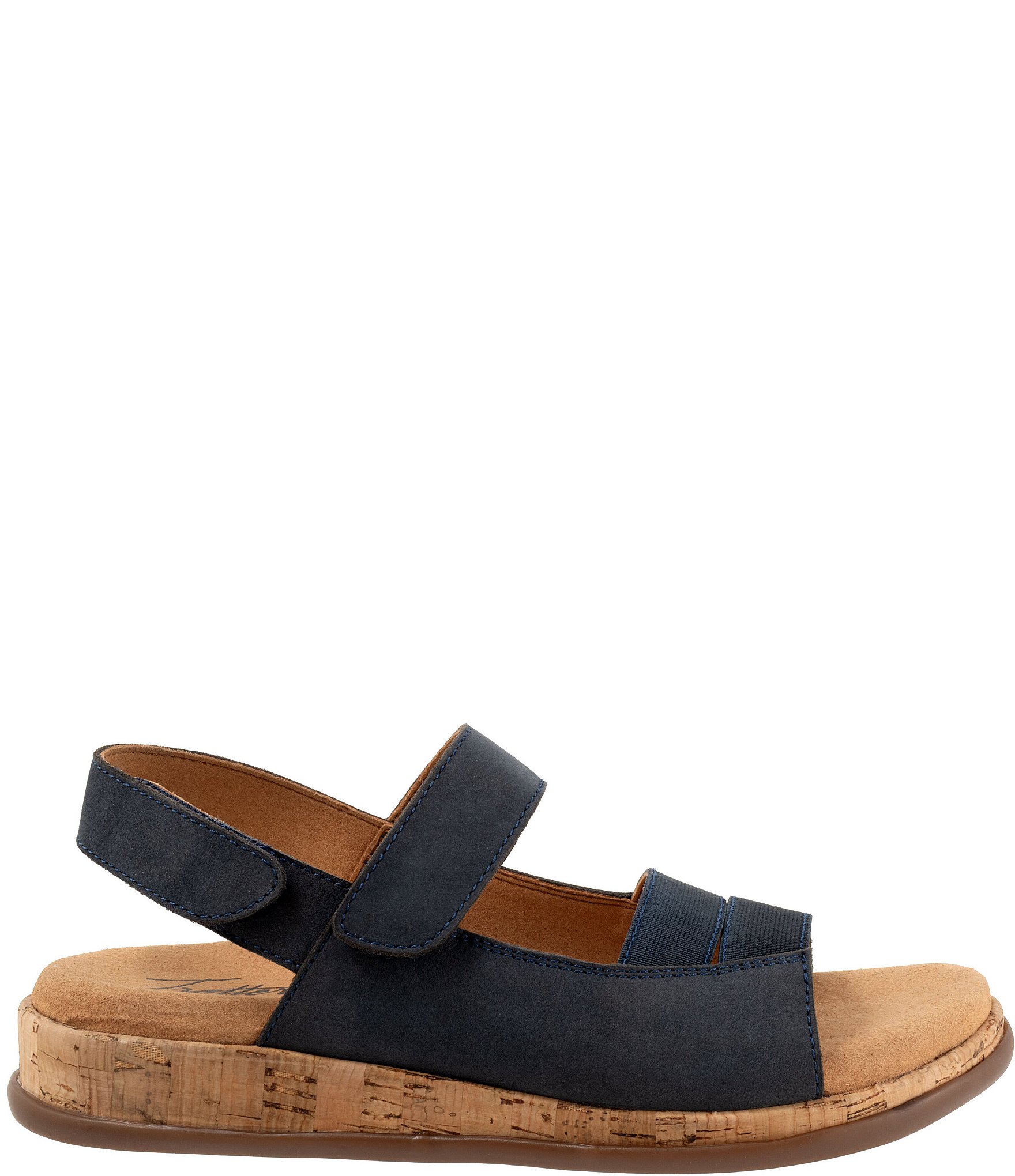 Trotters Gemini Nubuck Suede Adjustable Sandals