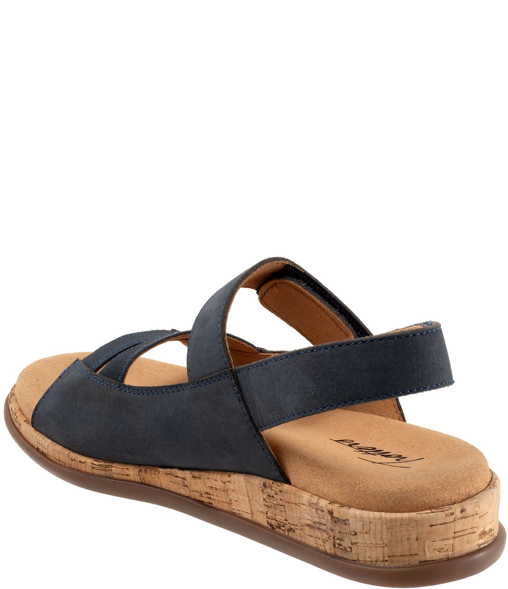 Trotters Gemini Nubuck Suede Adjustable Sandals