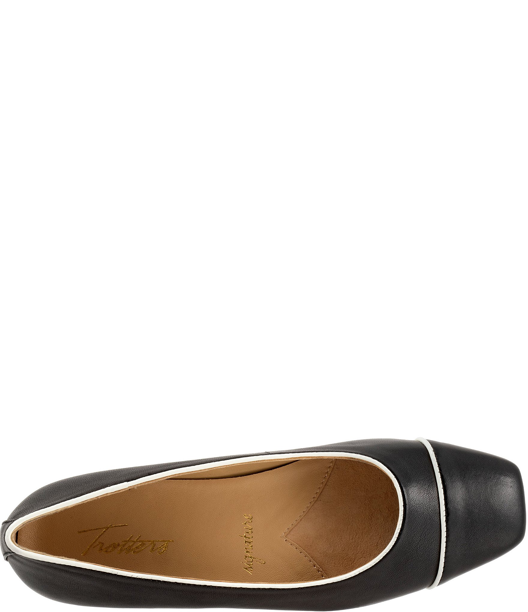 Trotters Harbor Leather Square Toe Flats