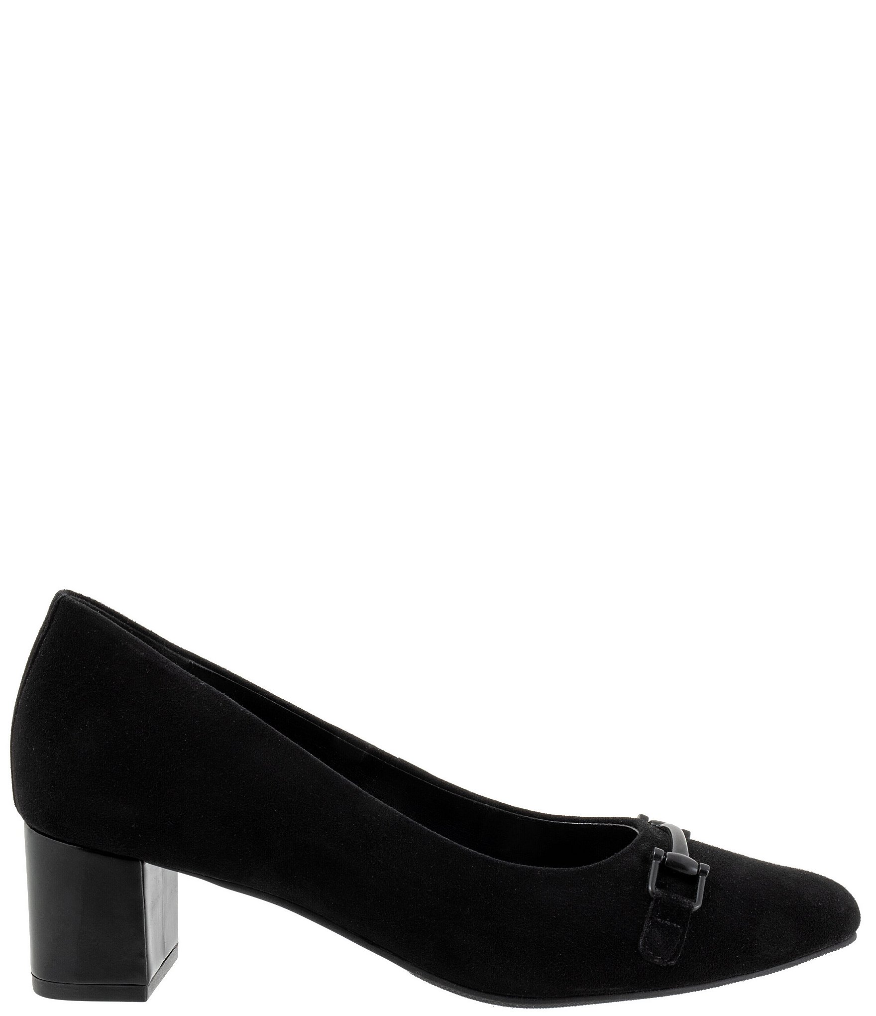 Trotters Kenzie Suede Bit Buckle Pumps