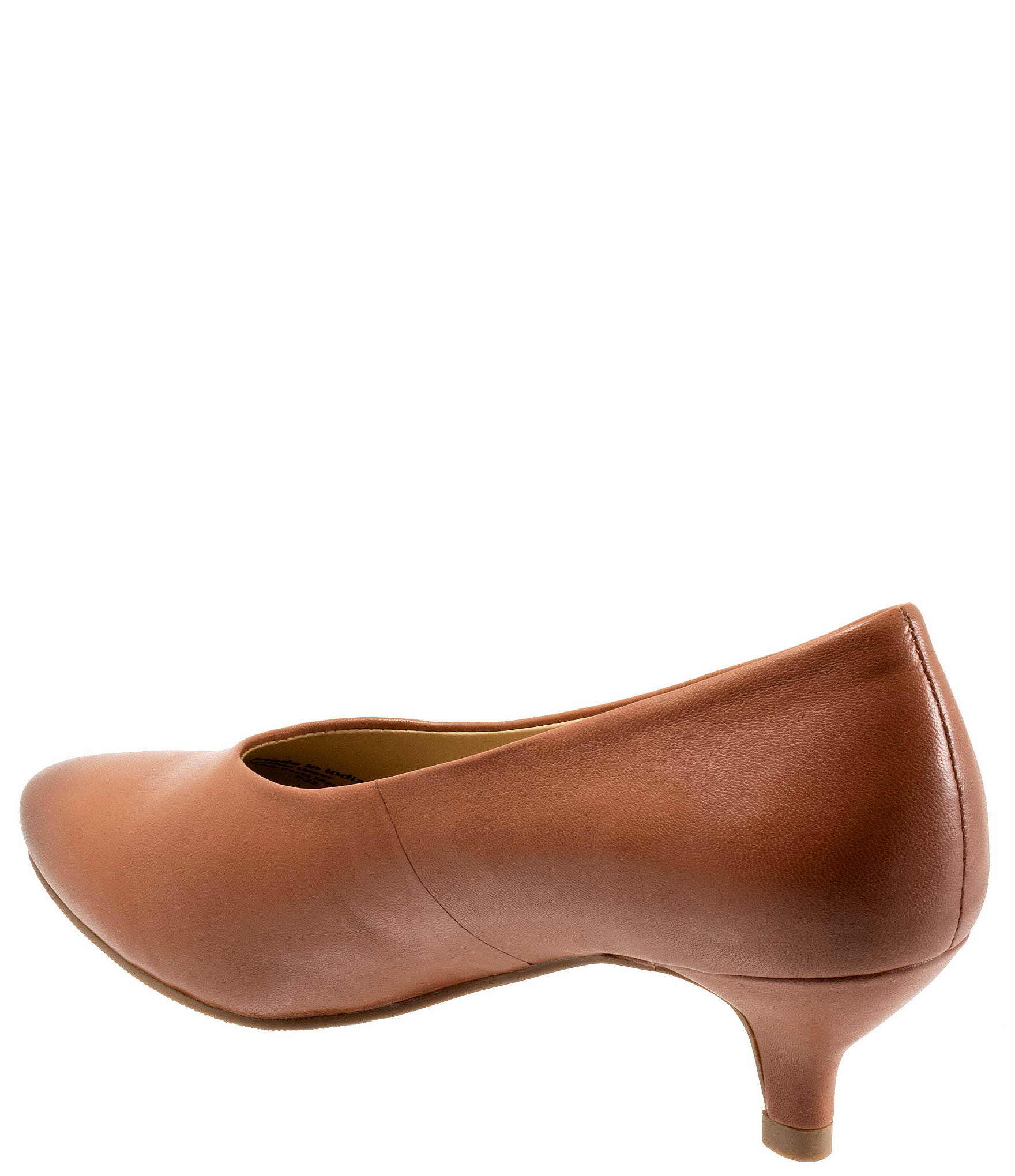 Trotters Kimber Leather Kitten Heel Pumps