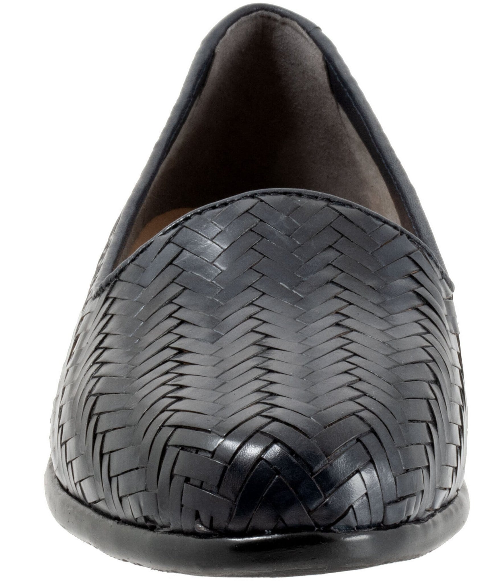 Trotters Liz III Woven Leather Loafers