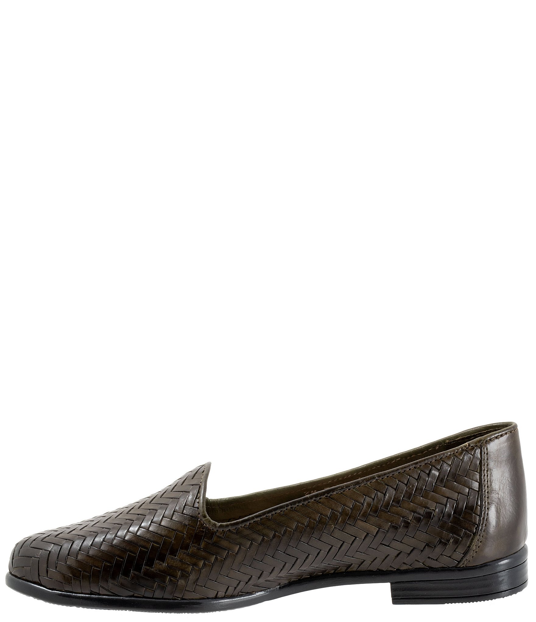 Trotters Liz III Woven Leather Slip-On Loafers