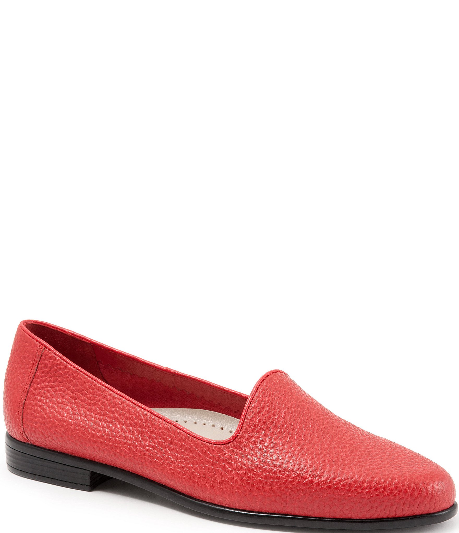 Trotters Liz Tumbled Leather Flats | Dillard's