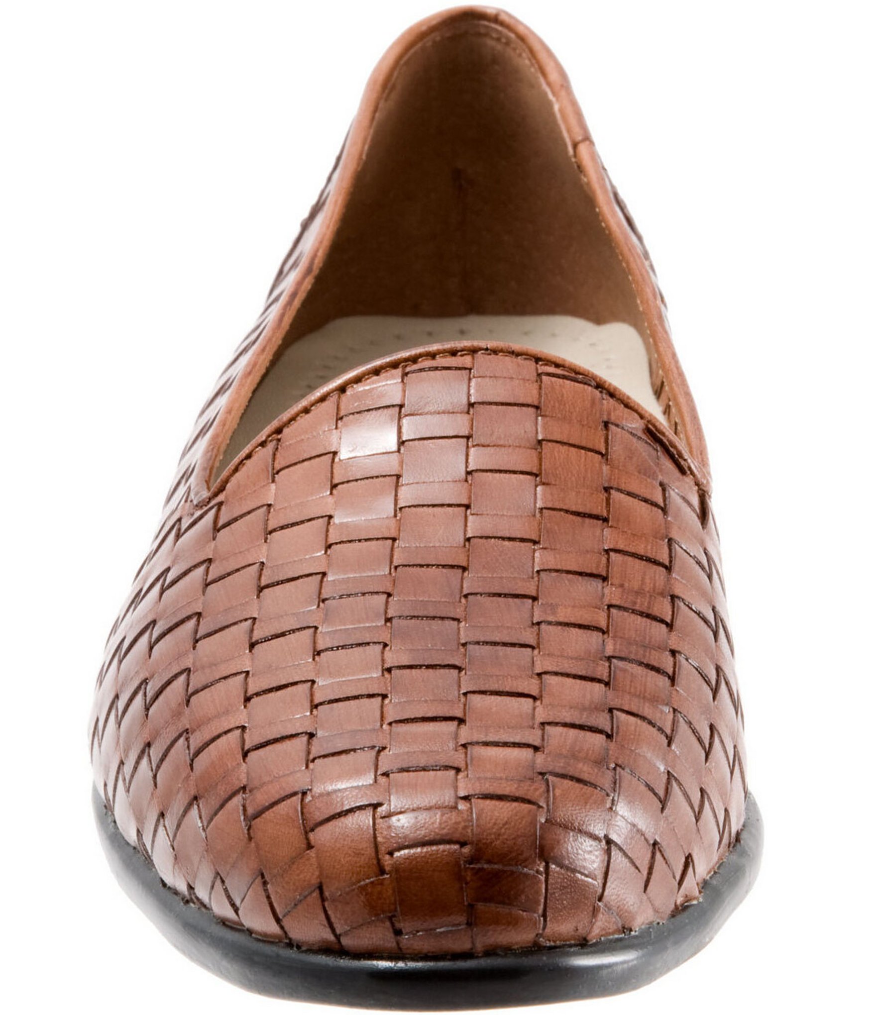 Trotters Liz Woven Leather Slip-On Loafers