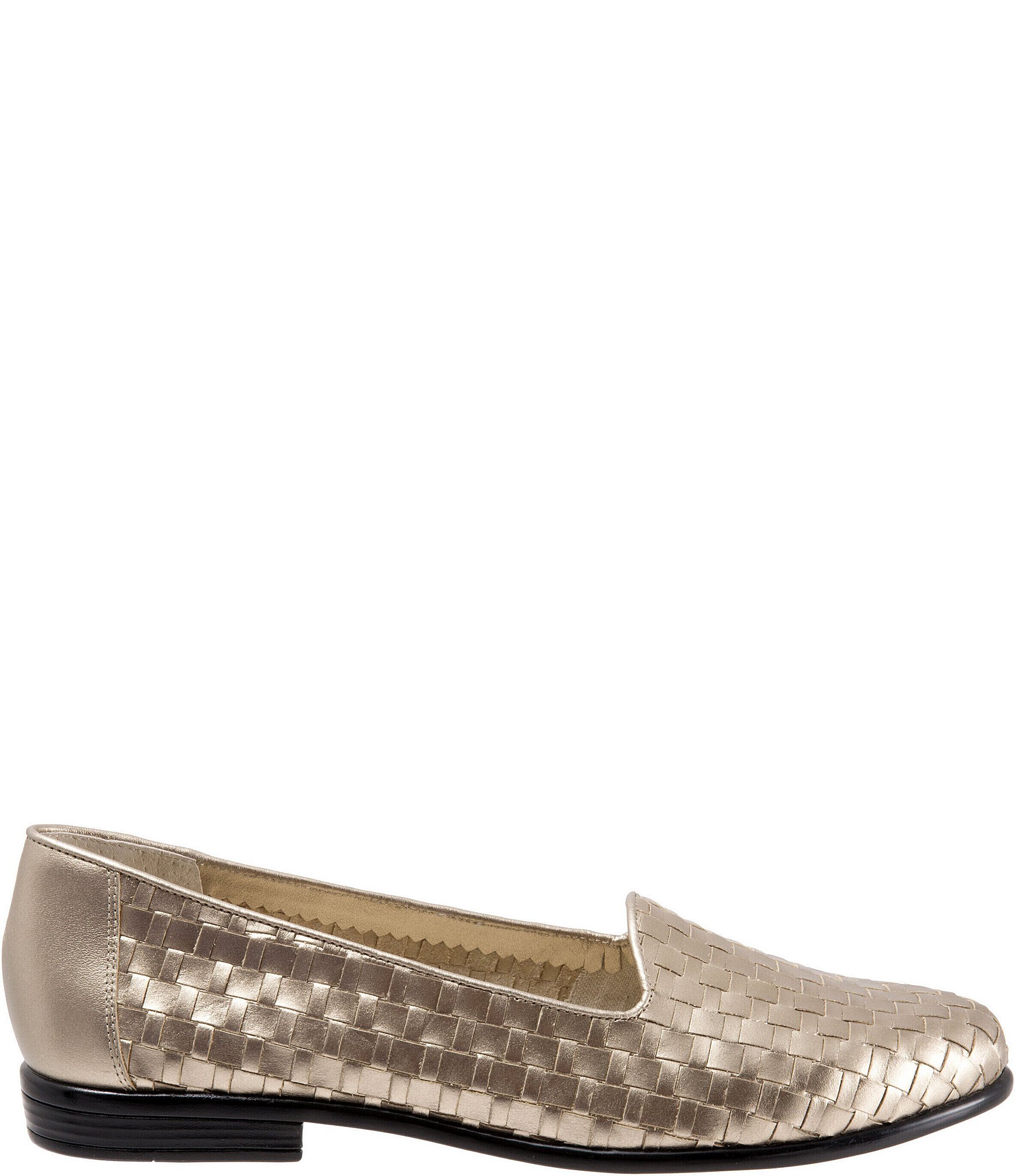 Trotters Liz Woven Leather Slip-On Loafers