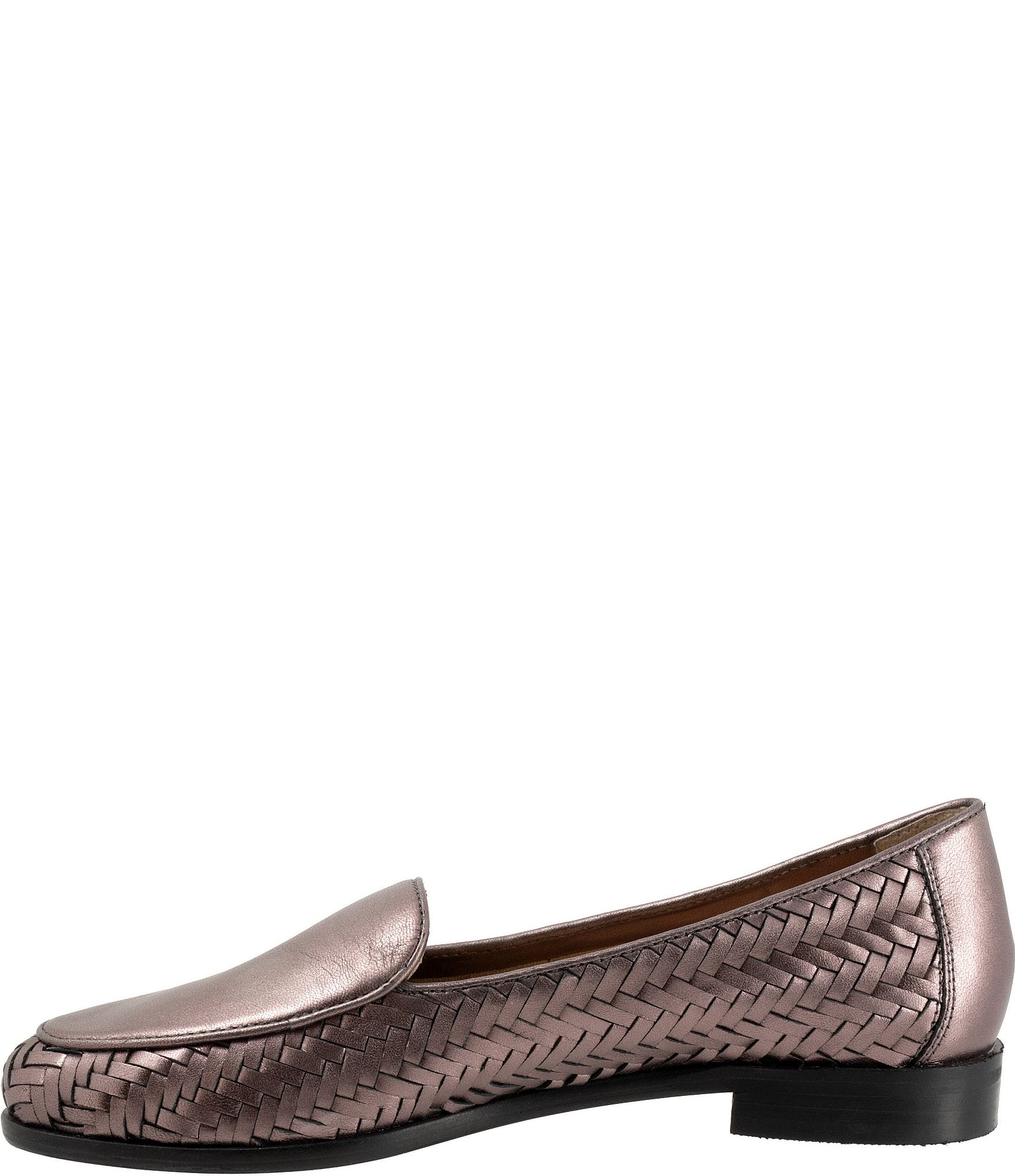 Trotters Lyric Woven Leather Loafers