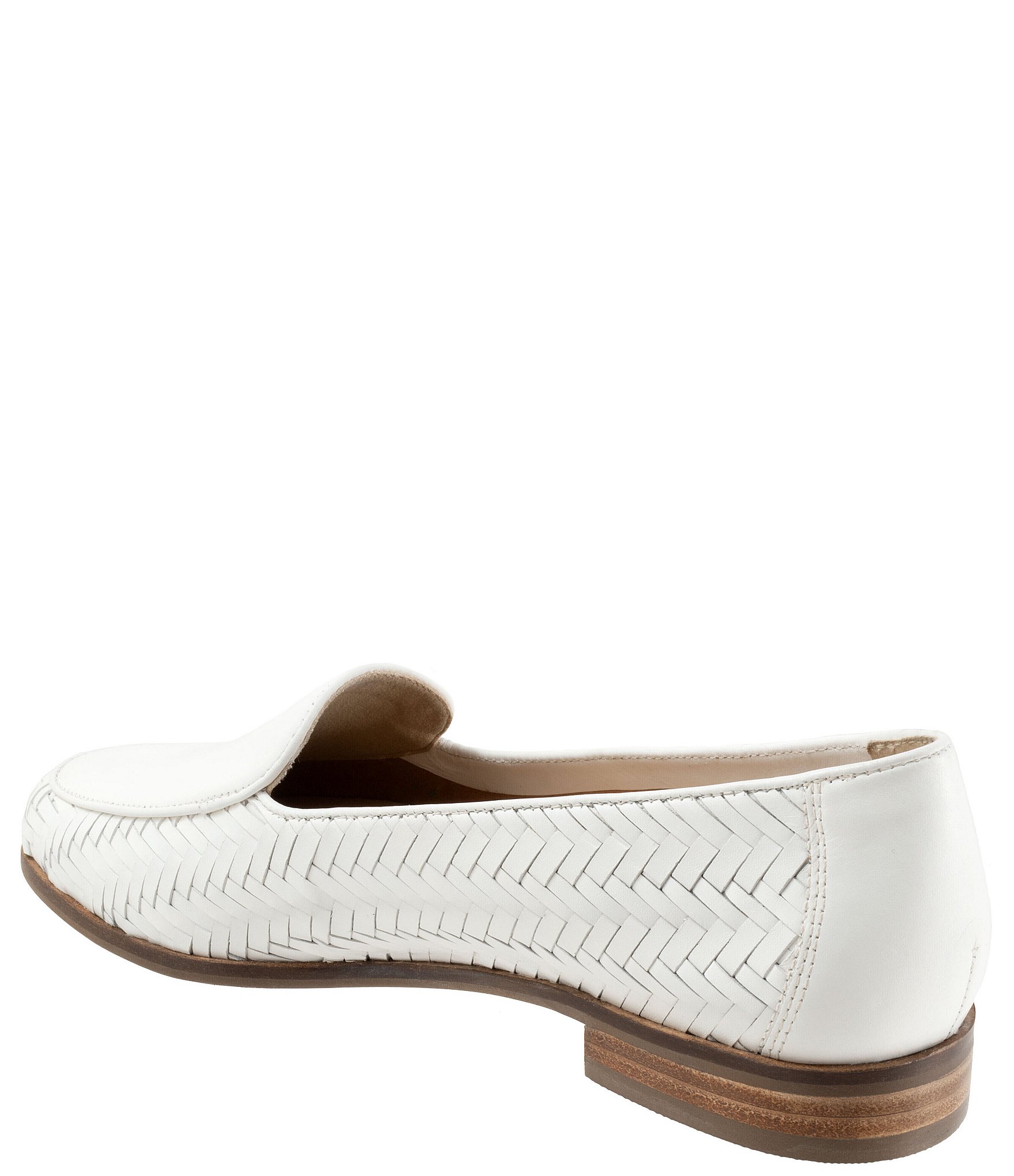 Trotters Lyric Woven Leather Loafers