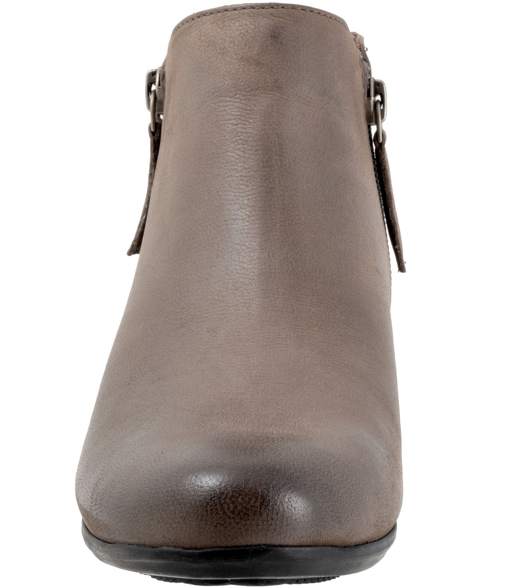 Trotters Major Embossed Leather Booties
