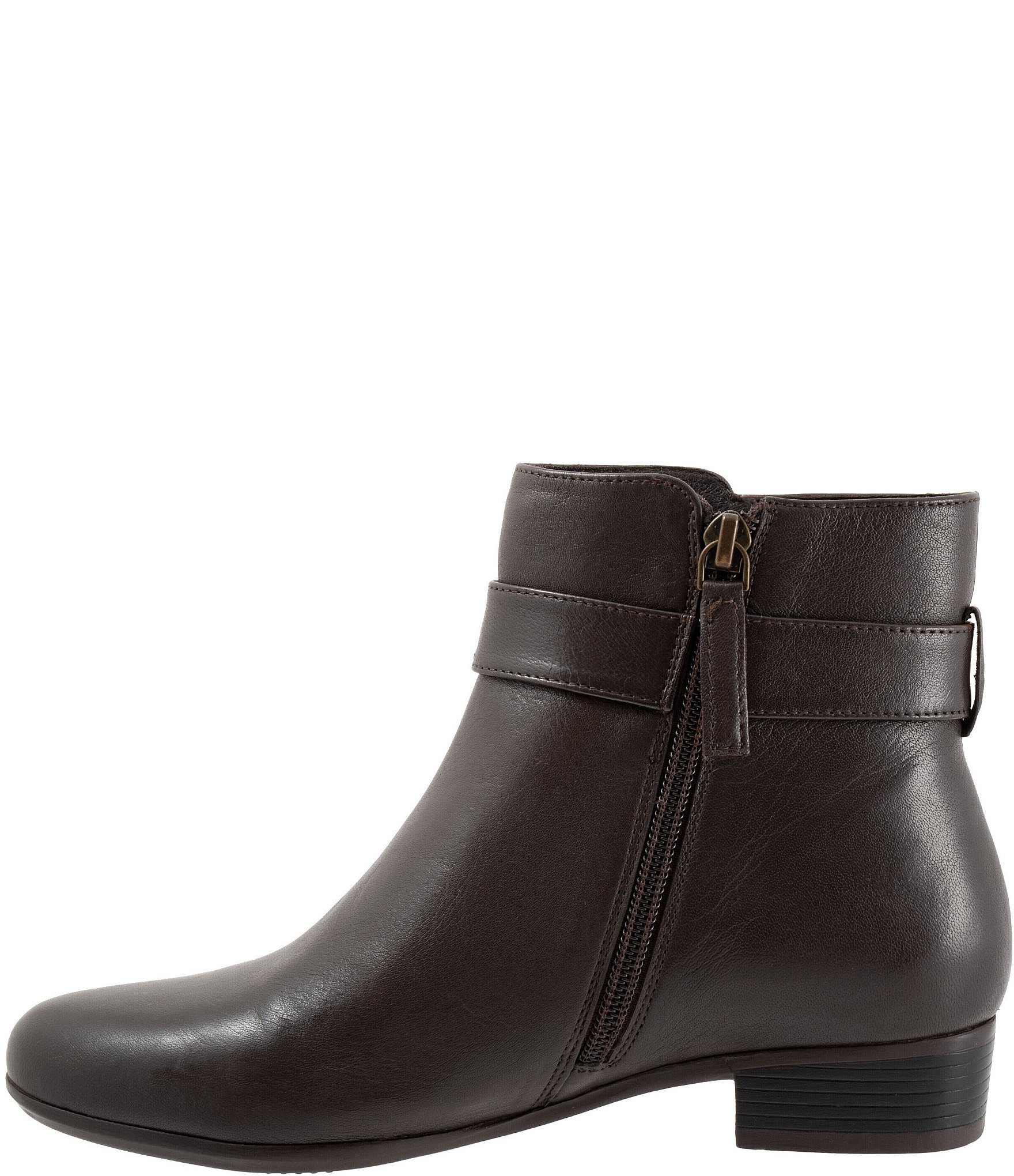 Trotters Melody Leather Hardware Detail Booties