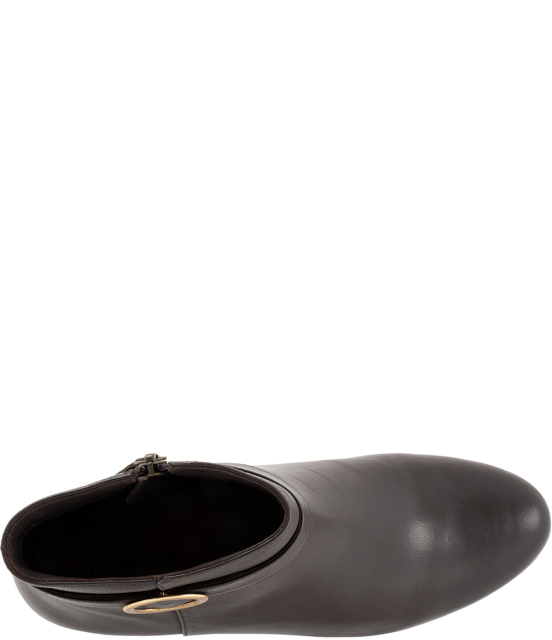 Trotters Melody Leather Hardware Detail Booties