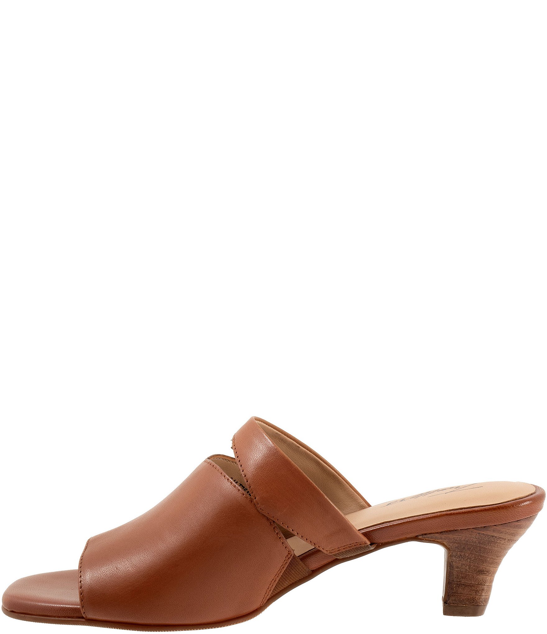 Trotters Ninette Leather Kitten Heel Slides