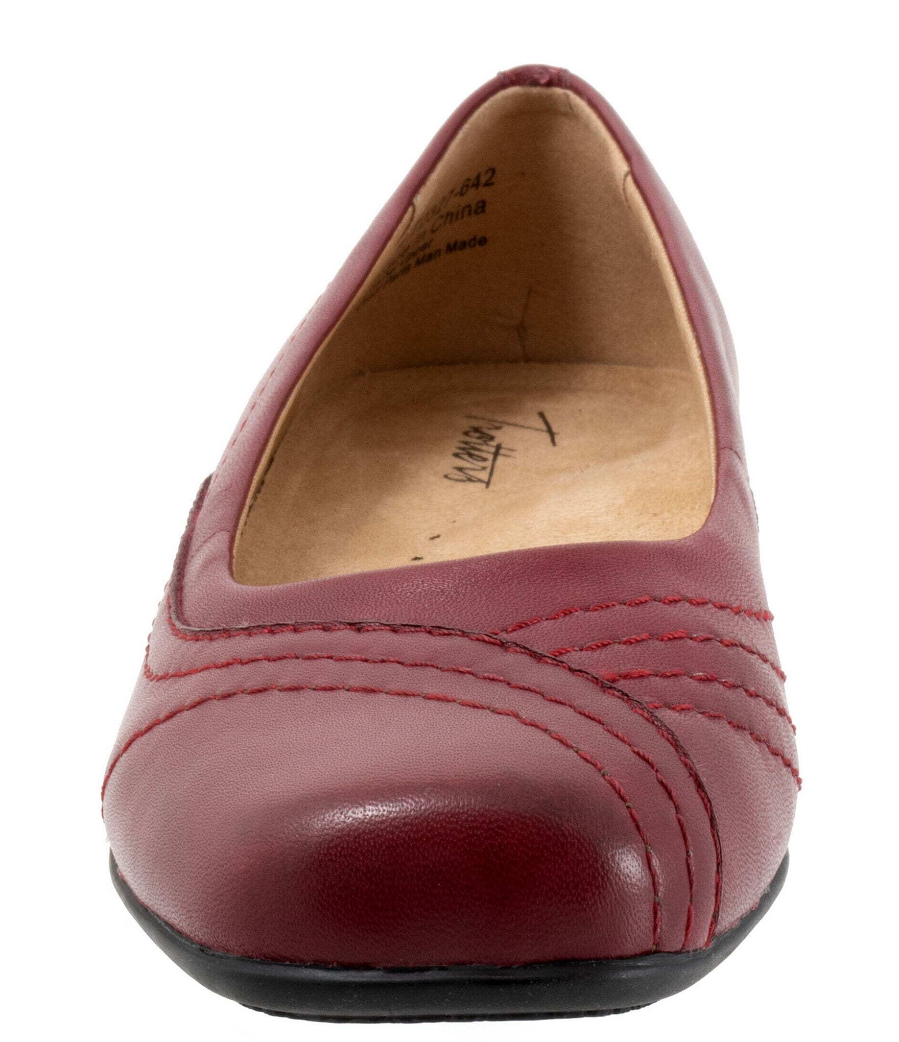 Trotters Sasha Leather Slip-On Flats