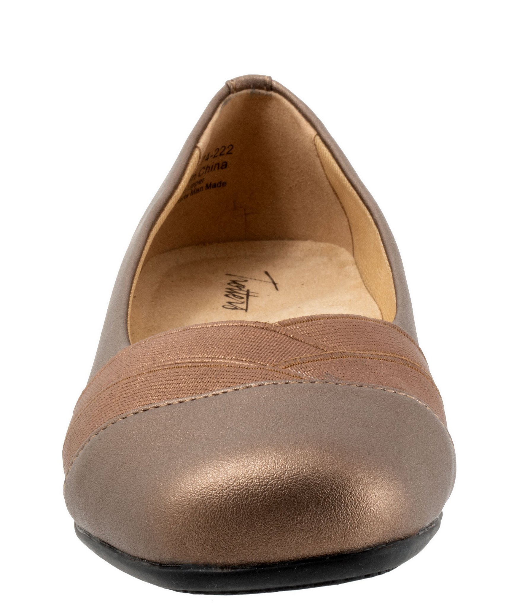 Trotters Stella Band Detailed Square Toe Slip-Ons