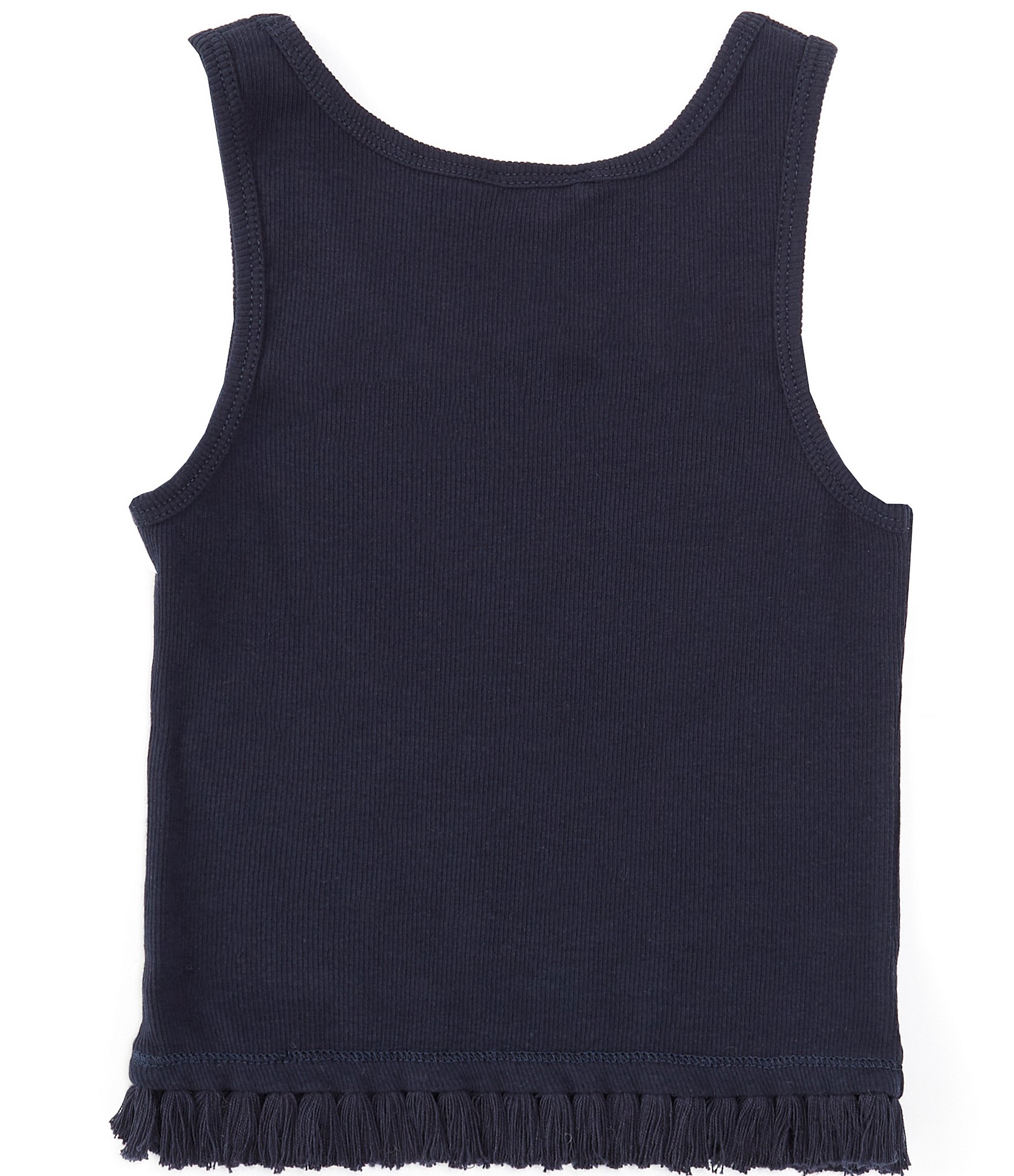 Truce Big Girls 7-16 Fringe-Trimmed Tank Top