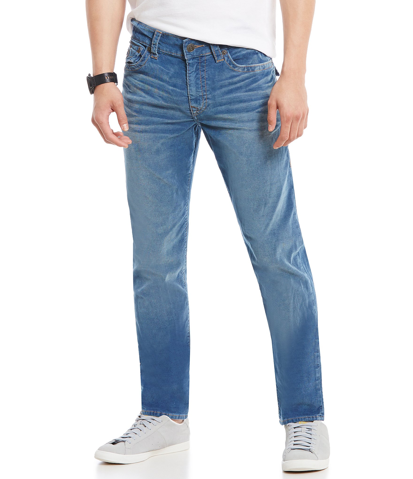 True Religion Geno Flap-Pocket Corduroy Jeans | Dillards