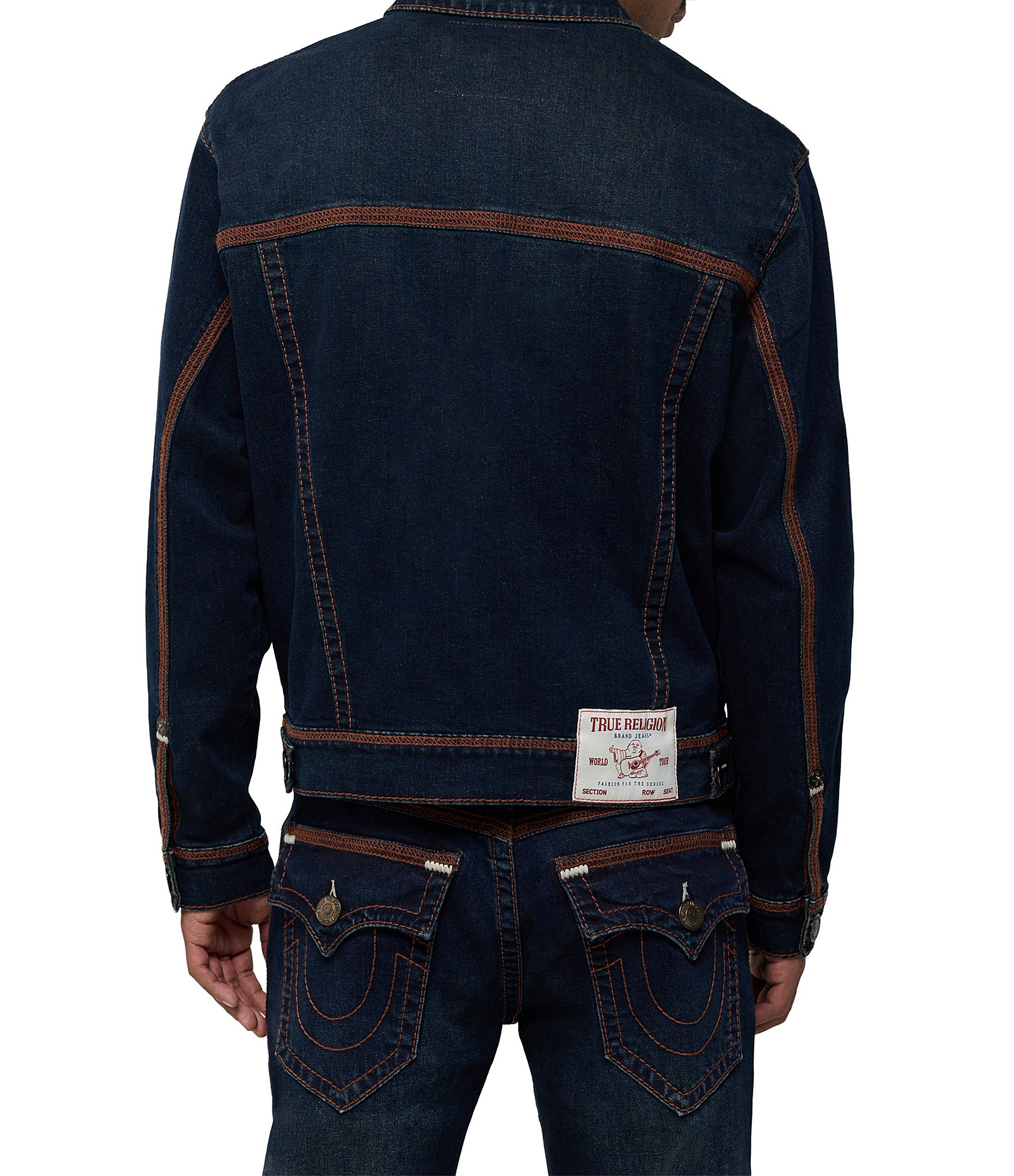 True Religion Long Sleeve Super Flatlock Truck Jacket