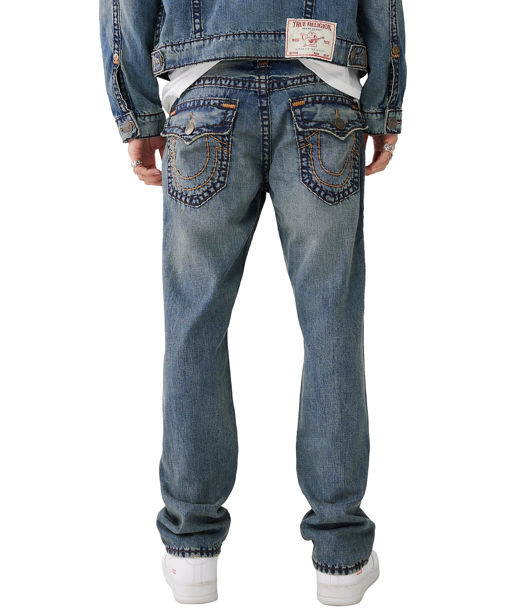 True Religion Ricky Super-T Straight Leg Comfort Denim Jeans | Dillard's