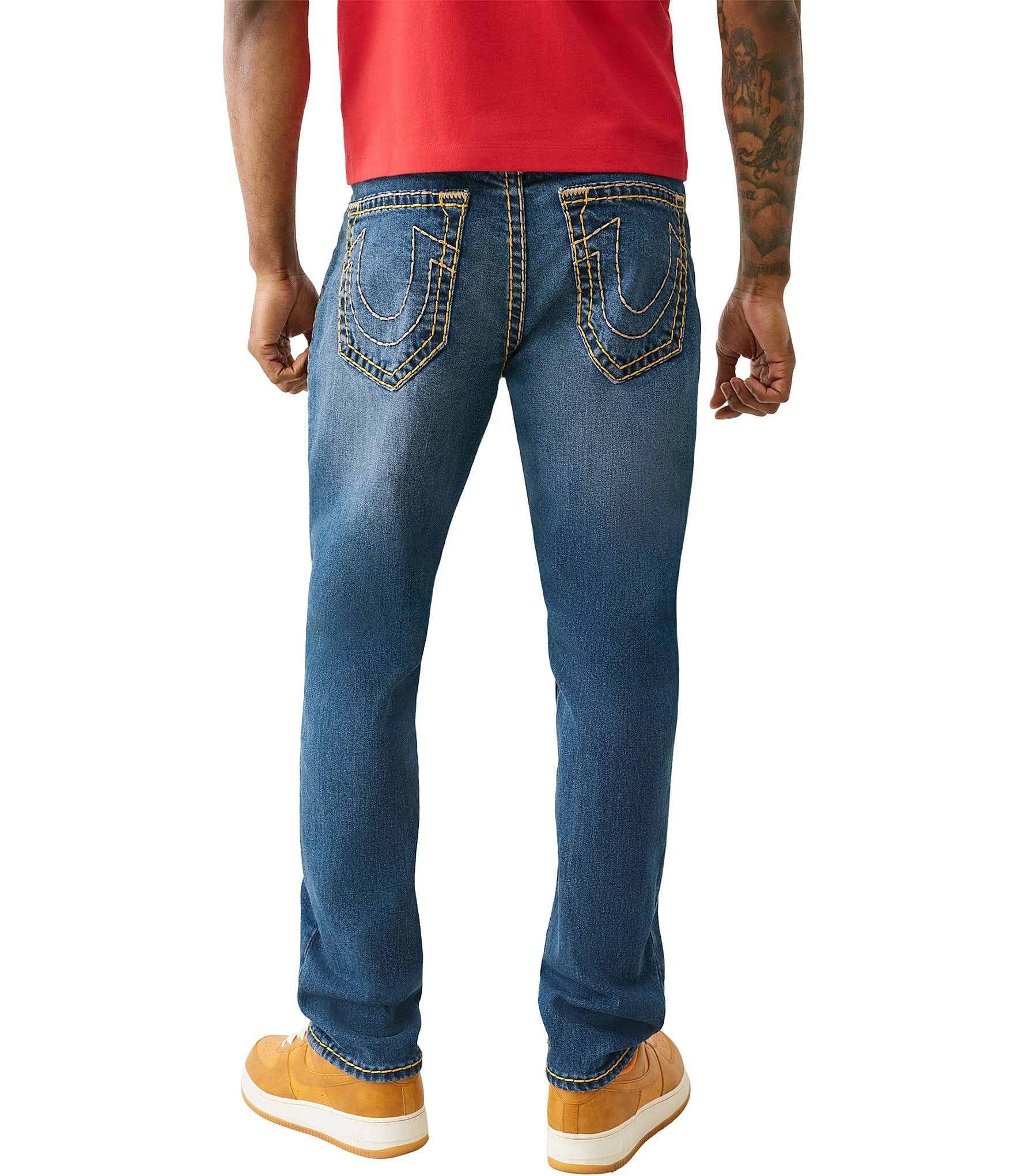 True Religion Rocco Super-T Regular Fit 5-Pocket Jeans