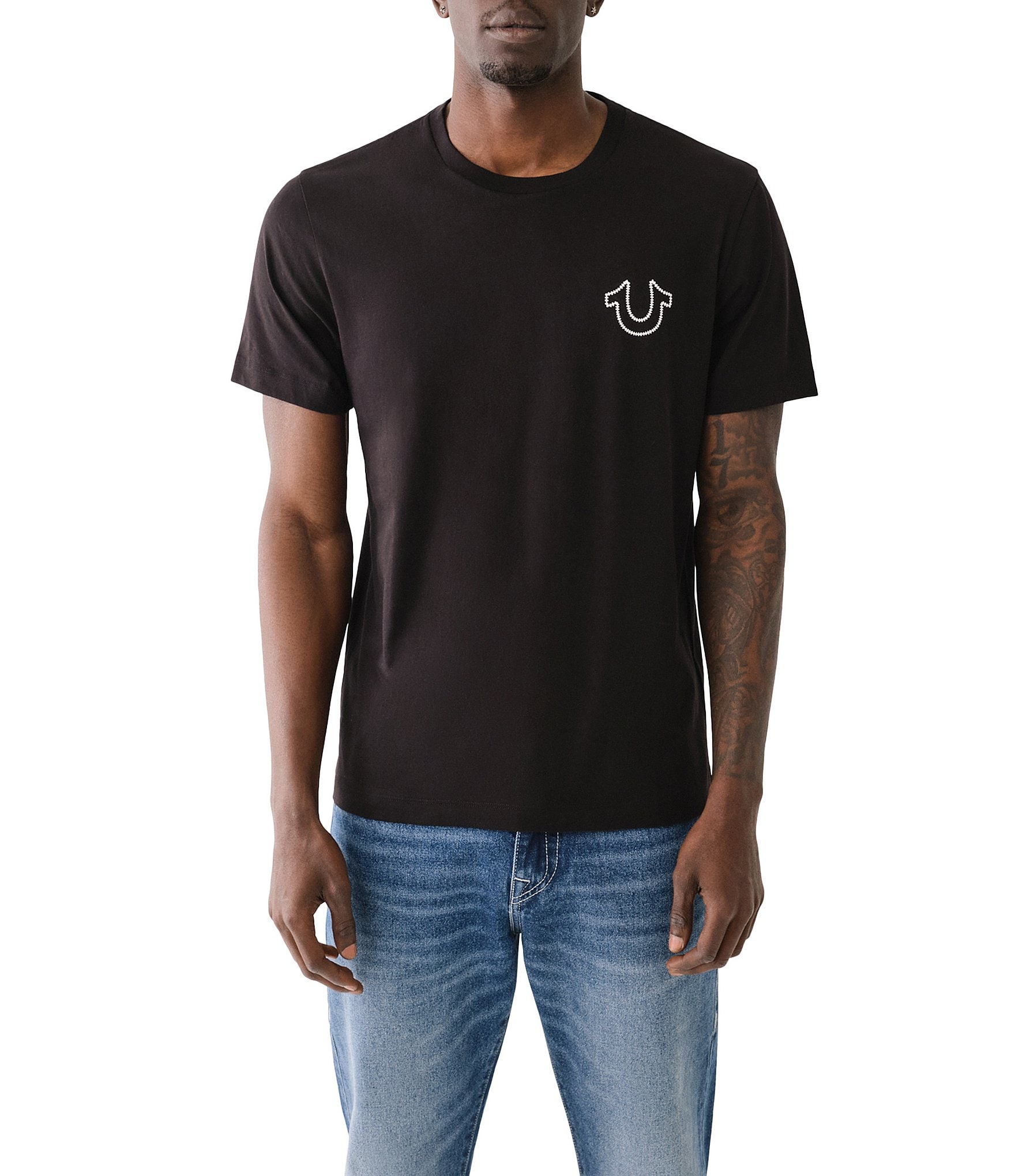 True Religion Short Sleeve Budda Box Graphic T-Shirt