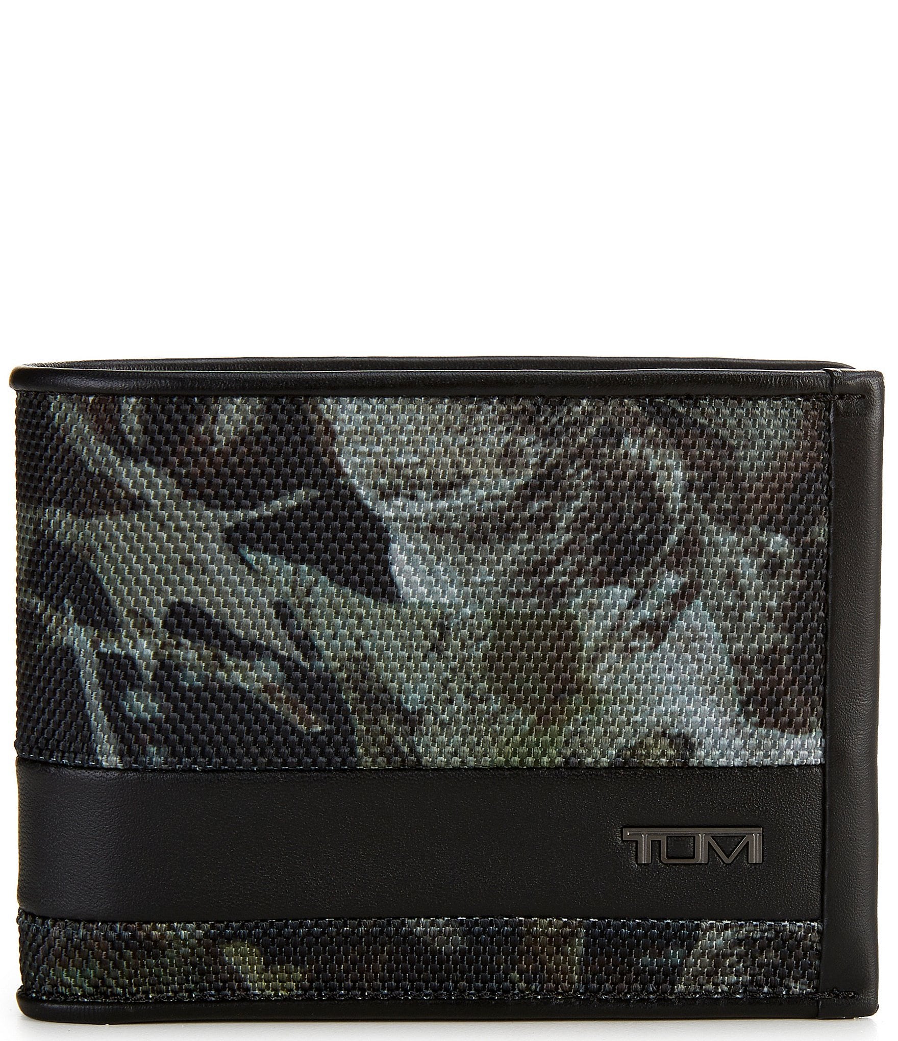 Tumi Alpha Camouflage Fabric Double Billfold Wallet