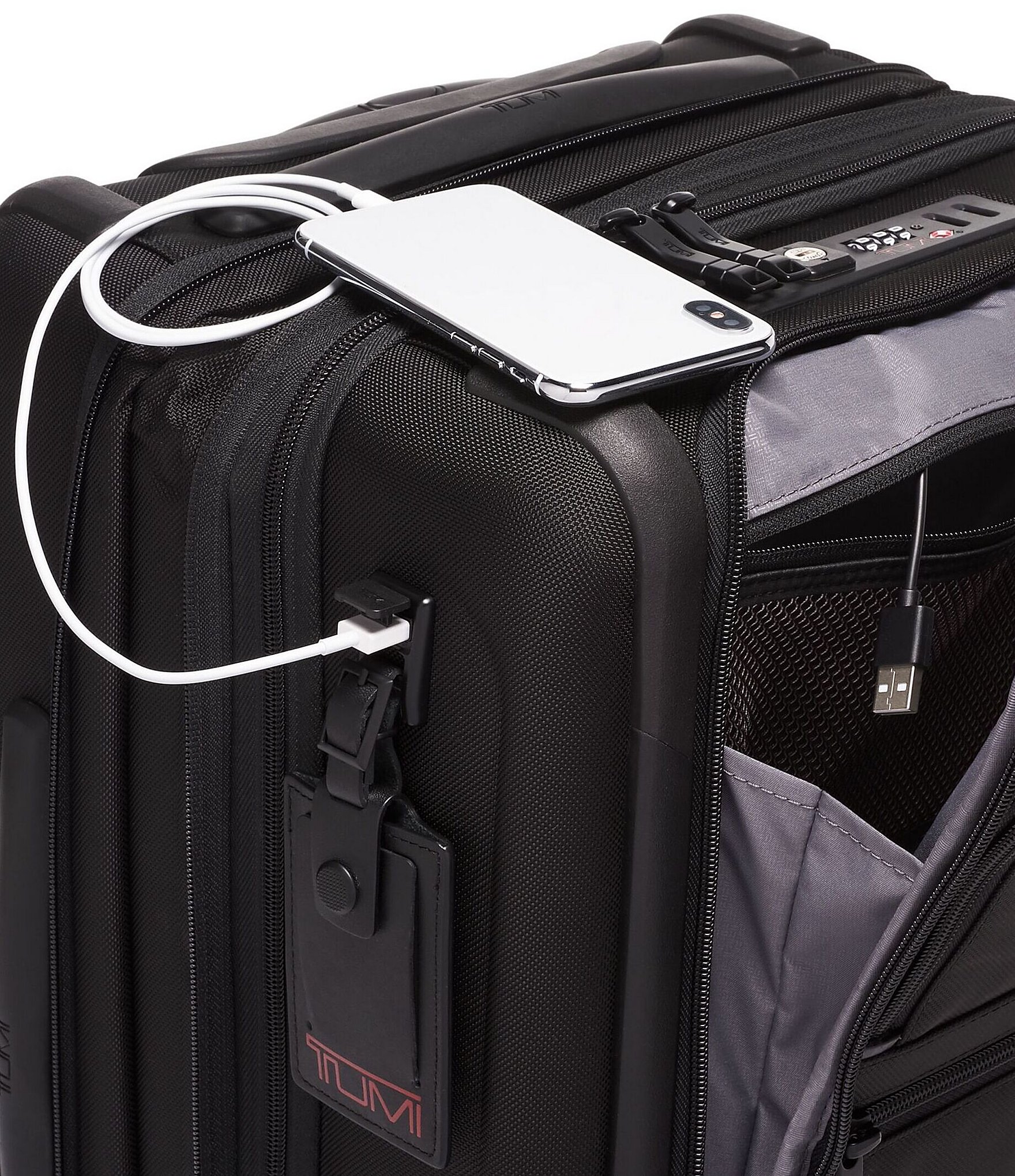 Tumi Alpha International Expandable 4 Wheeled Carry-On
