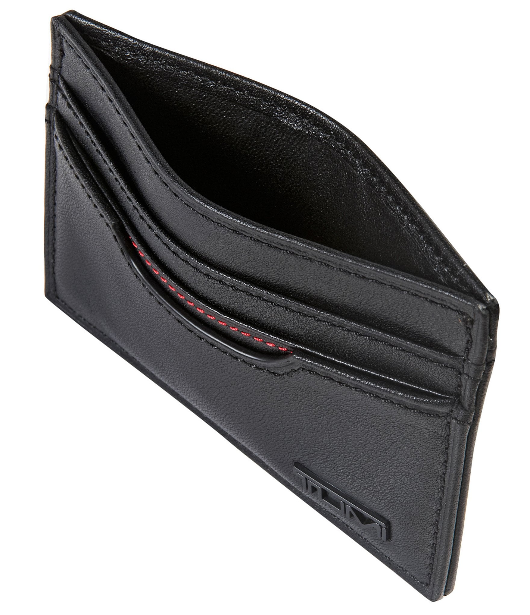 Tumi ID Lock Contrast Stitching Slim Card Case