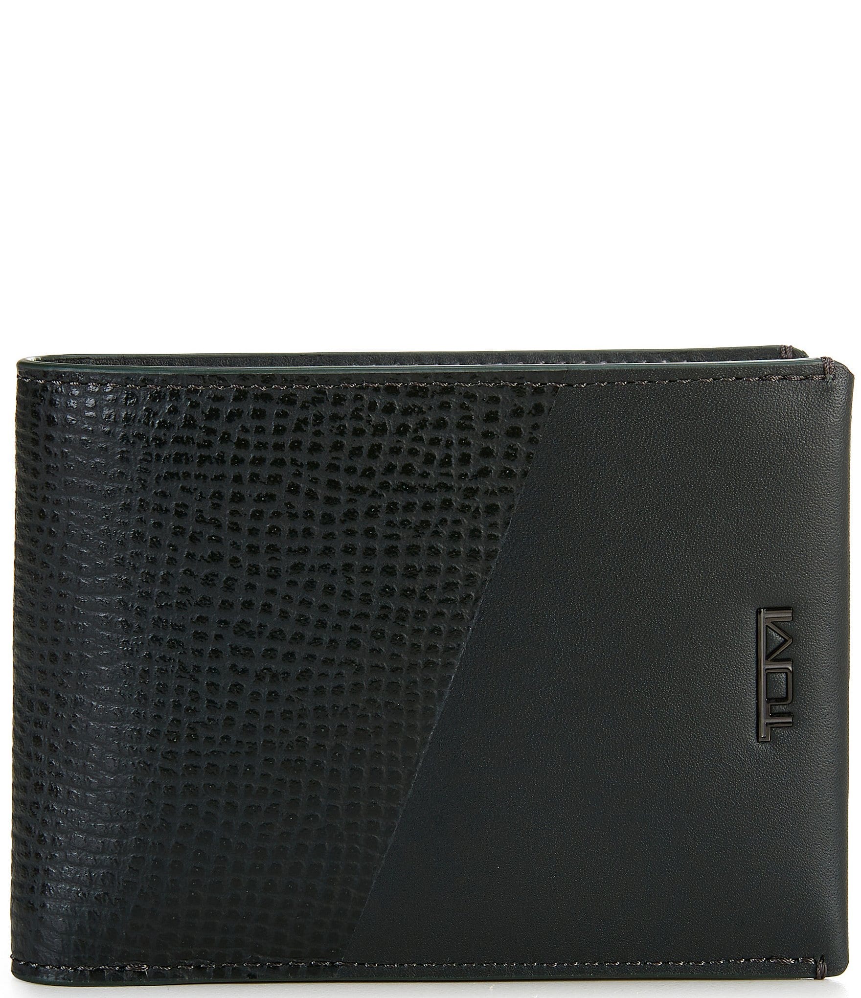 Tumi Nassau Textured Leather Double Billfold Wallet